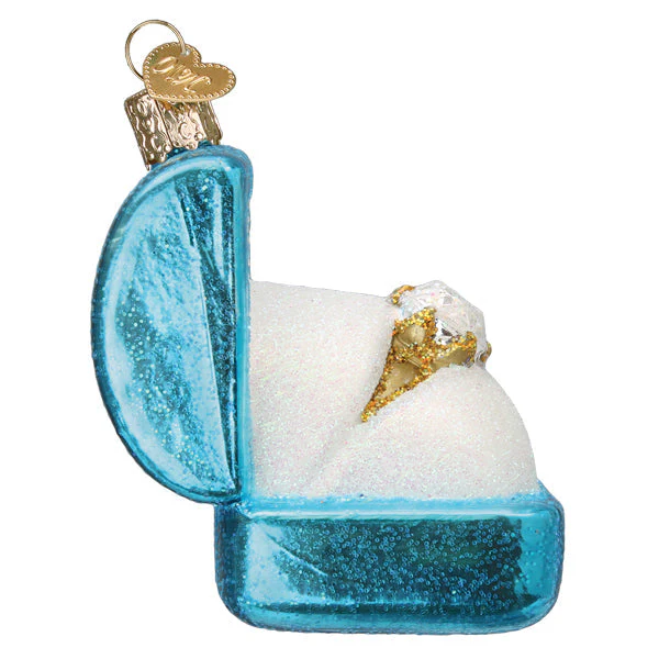 Something Blue Ring Box Ornament - Image 5