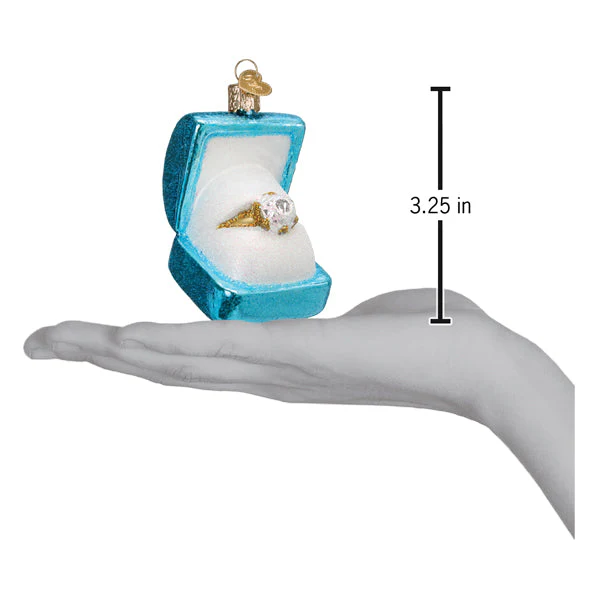 Something Blue Ring Box Ornament - Image 6