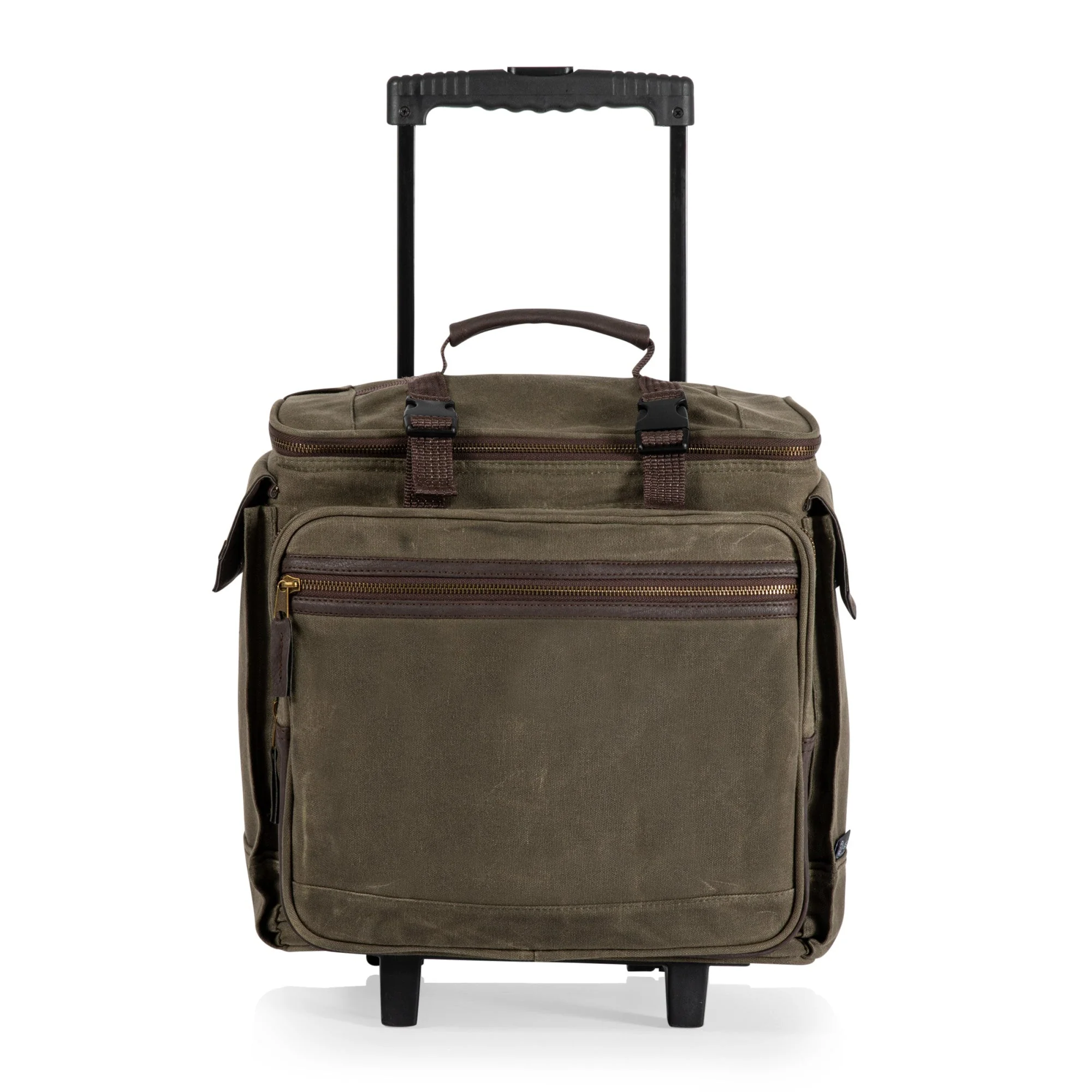 Somm 12 Bottle Insulated Wine Bag with Rolling Cart - Image 3