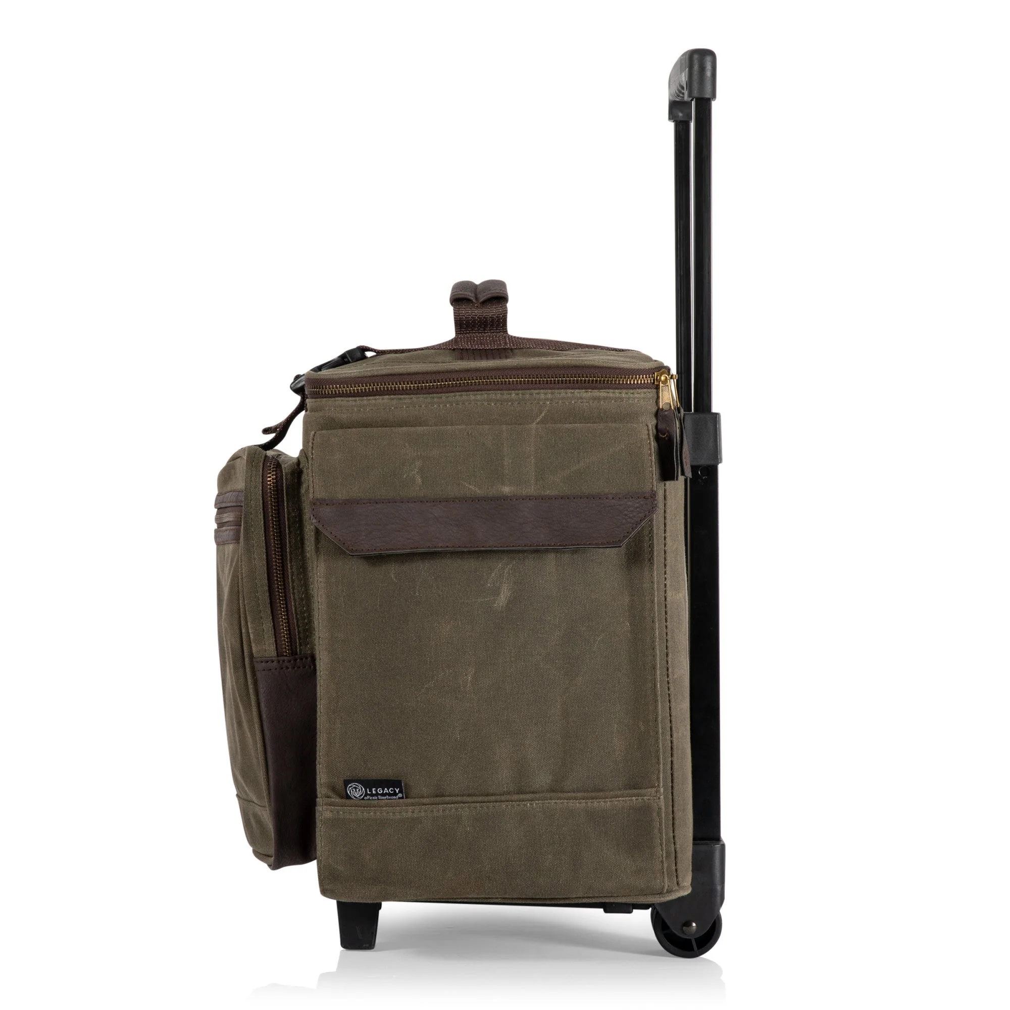 Somm 12 Bottle Insulated Wine Bag with Rolling Cart - Image 6