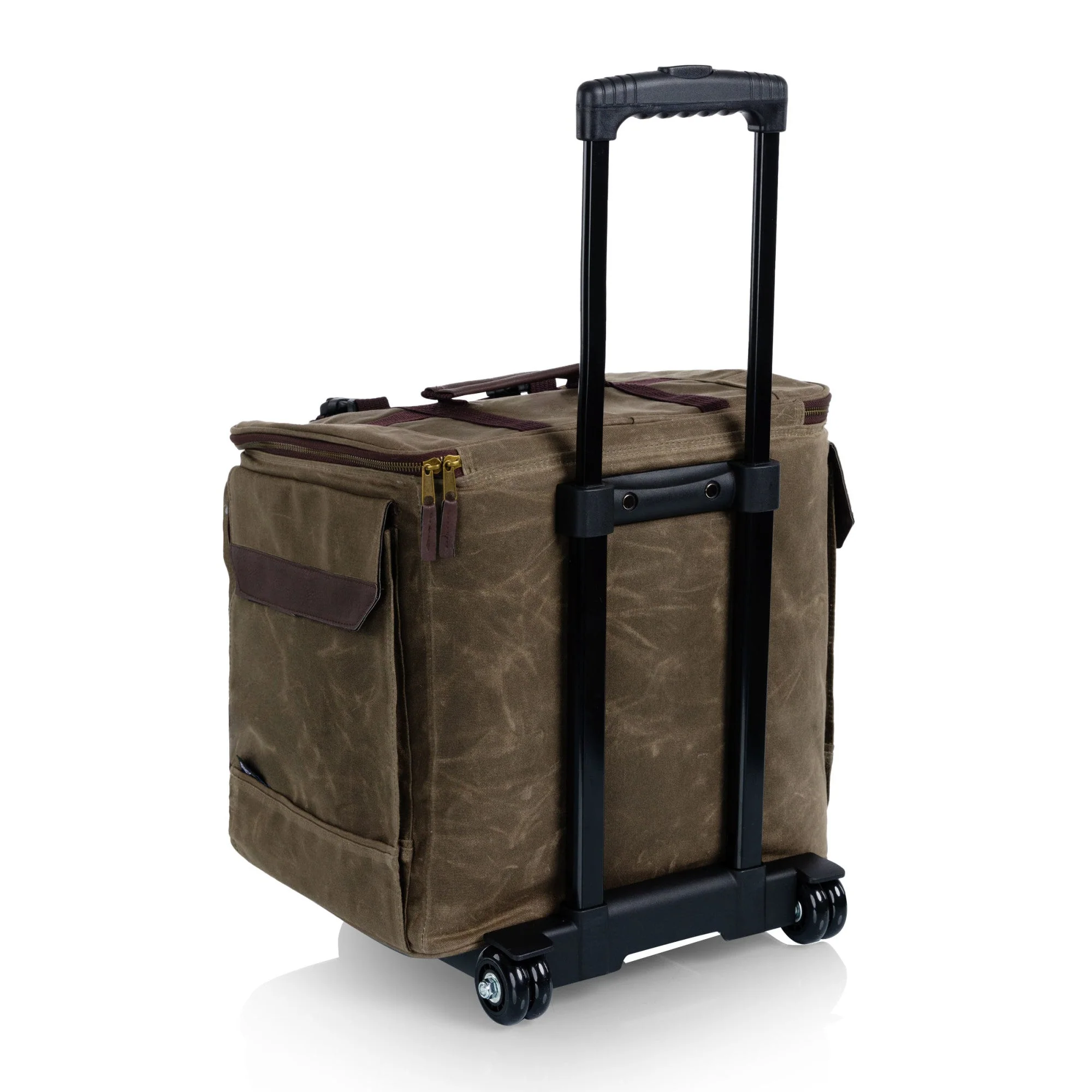 Somm 12 Bottle Insulated Wine Bag with Rolling Cart - Image 8