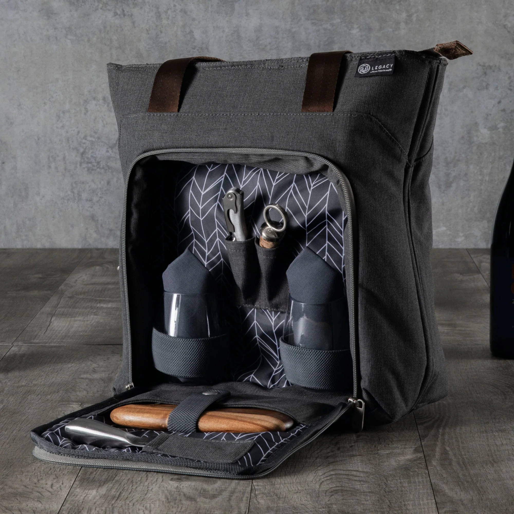 Sonoma Wine & Cheese Picnic Tote - Image 2