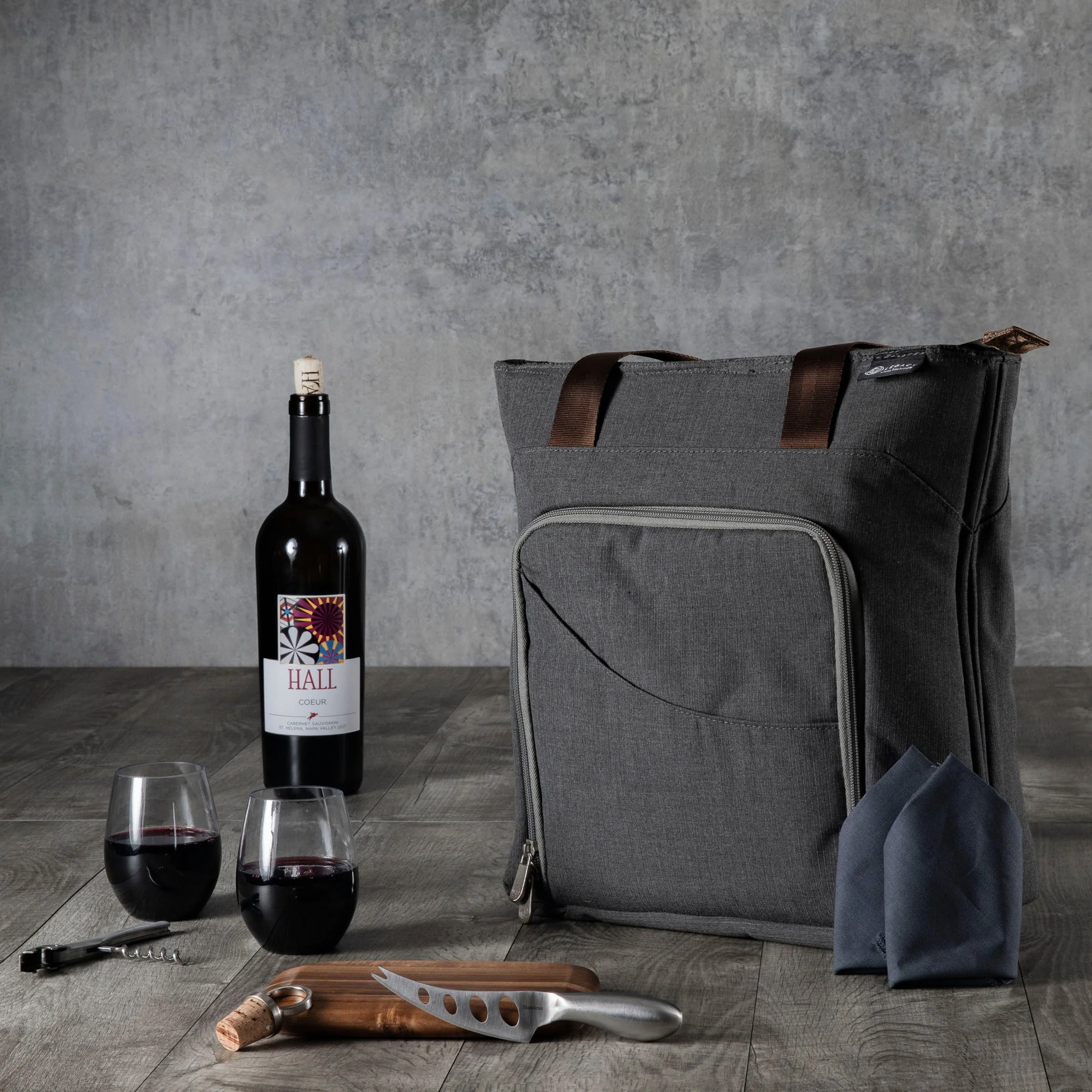 Sonoma Wine & Cheese Picnic Tote - Image 3