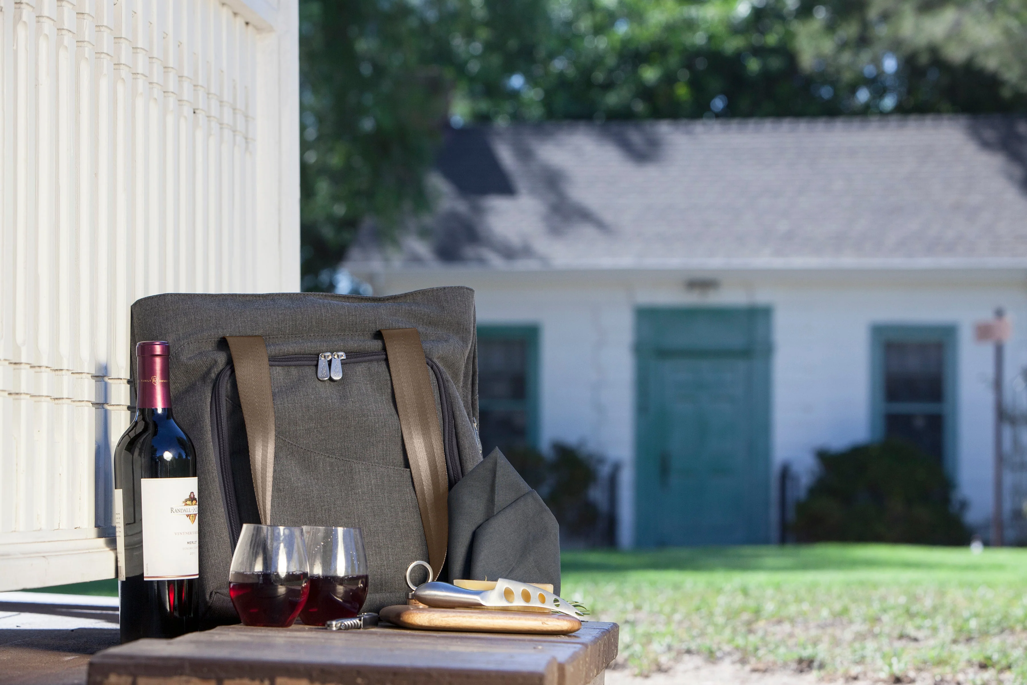Sonoma Wine & Cheese Picnic Tote - Image 4