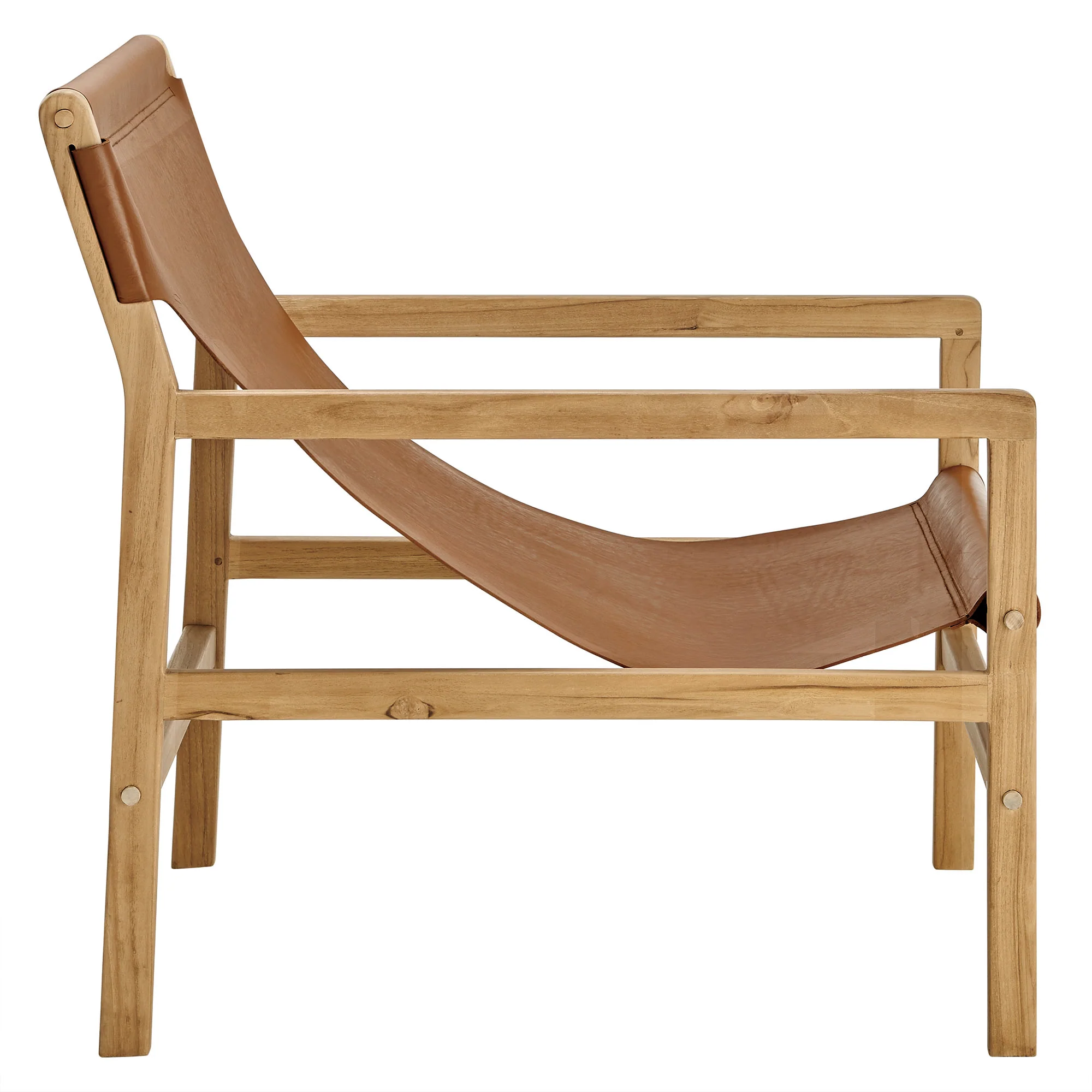 Sonora Leather Sling Chair by Modway - Image 4