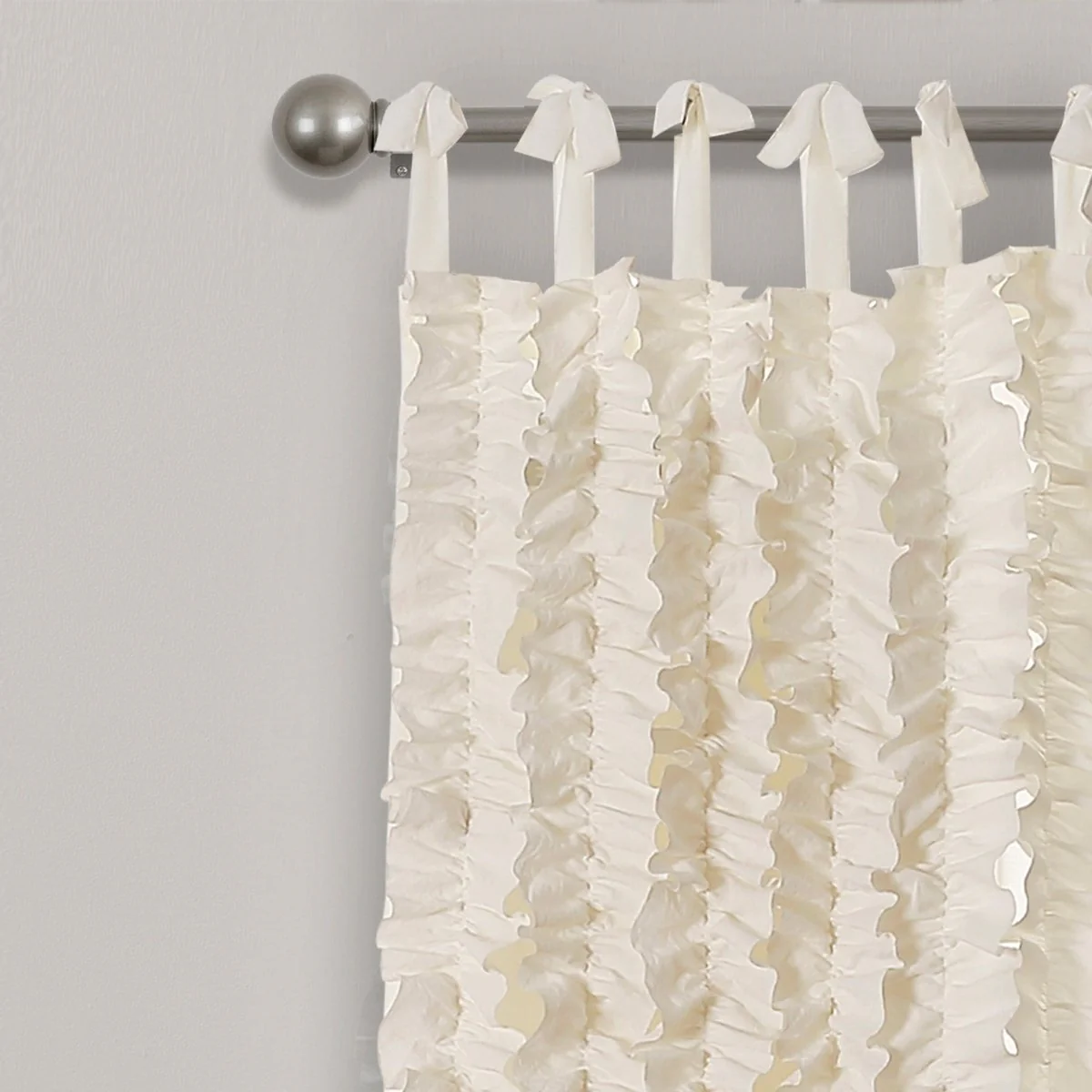 Sophia Ruffle Window Curtain Panel Set - Image 10