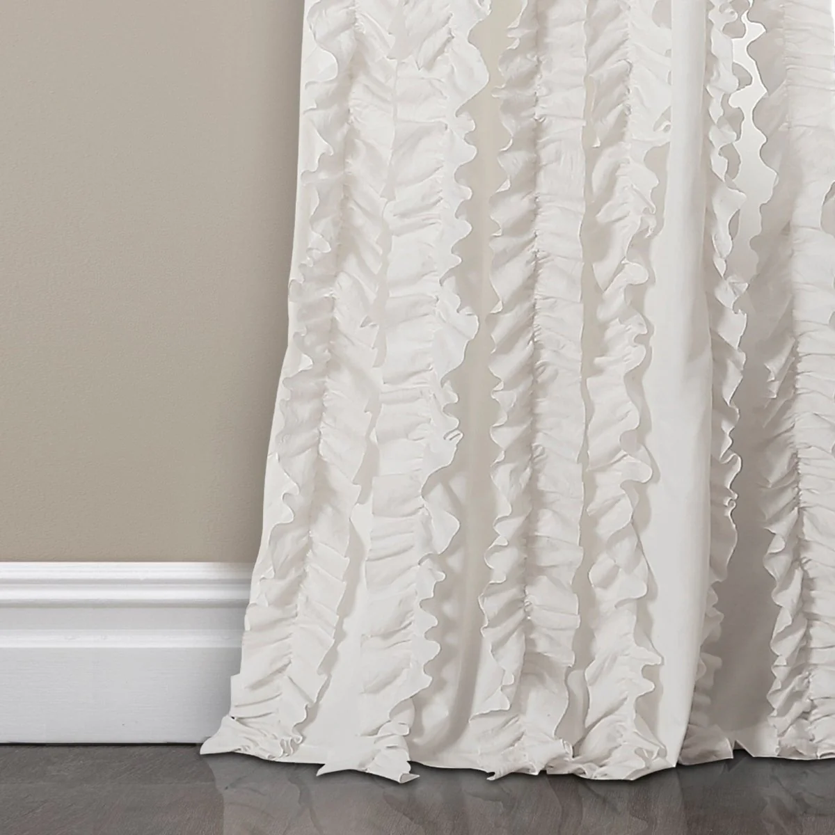 Sophia Ruffle Window Curtain Panel Set - Image 4