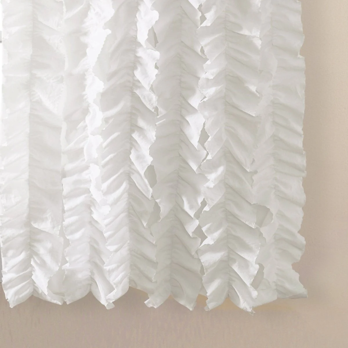 Sophia Ruffle Window Curtain Panel Set - Image 7