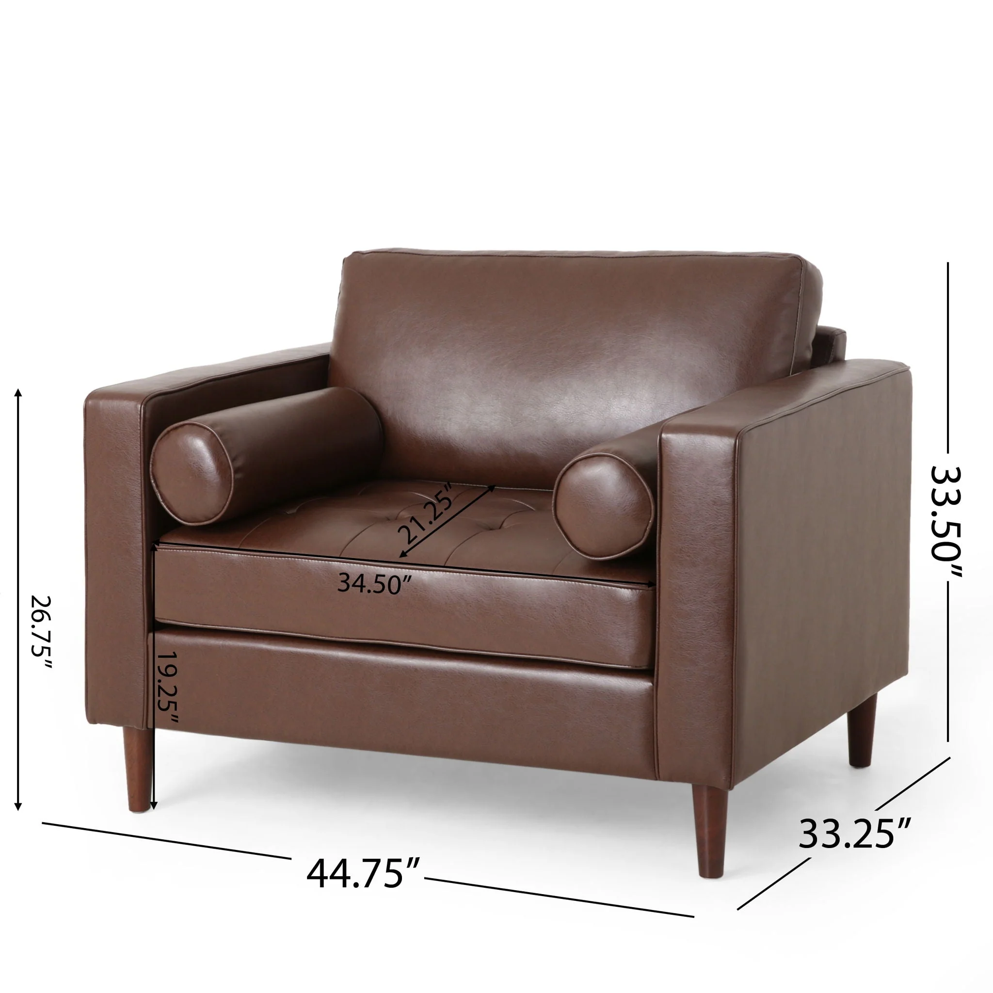 Sophisticated Club Chair With Relaxing Comfor - Image 3