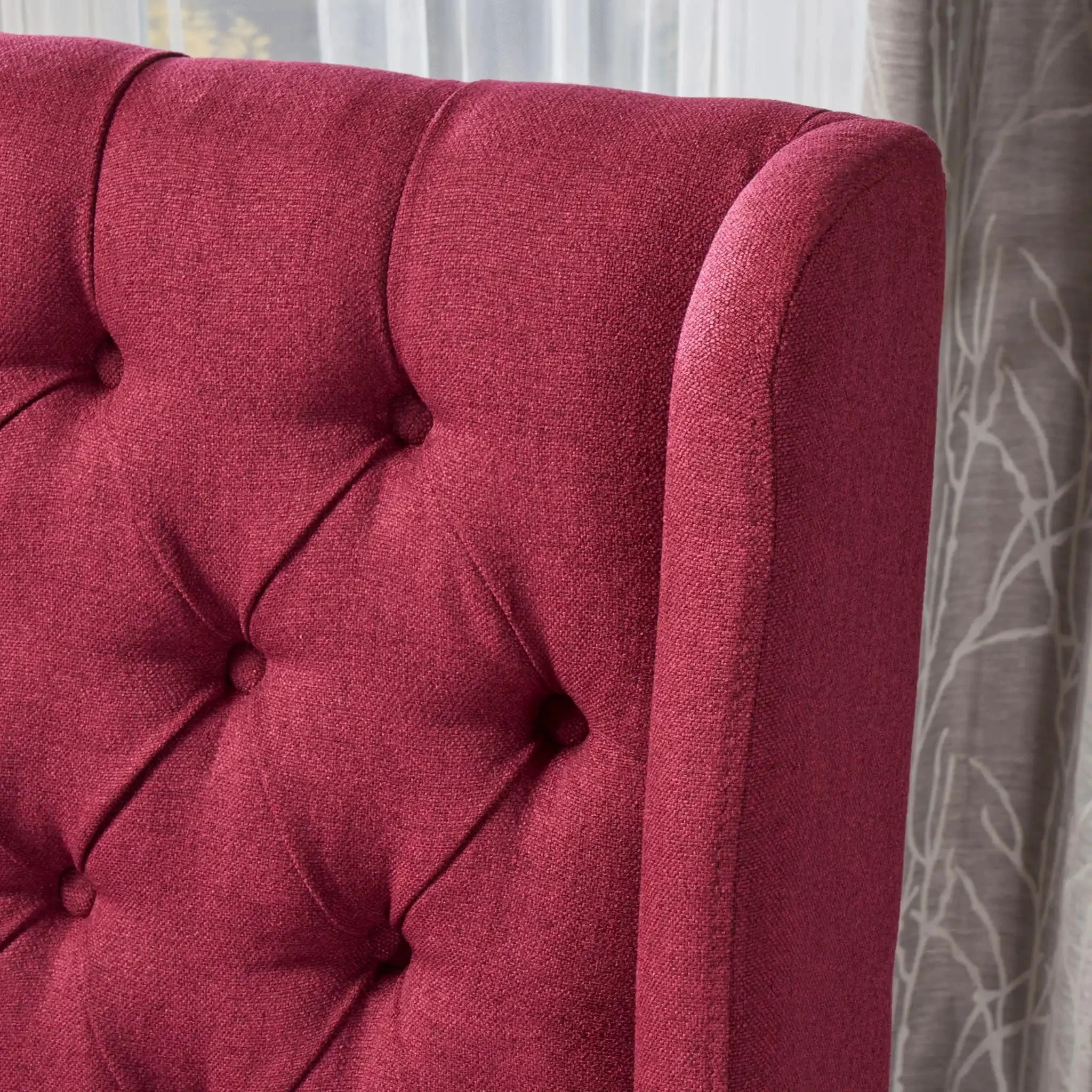 Sophisticated Tufted Dining Chair With High Back Design - Image 26