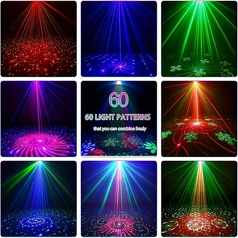 Sound Activated Disco Party Light RGB LED Stage Light USB DJ Lamp with Remote - Image 5