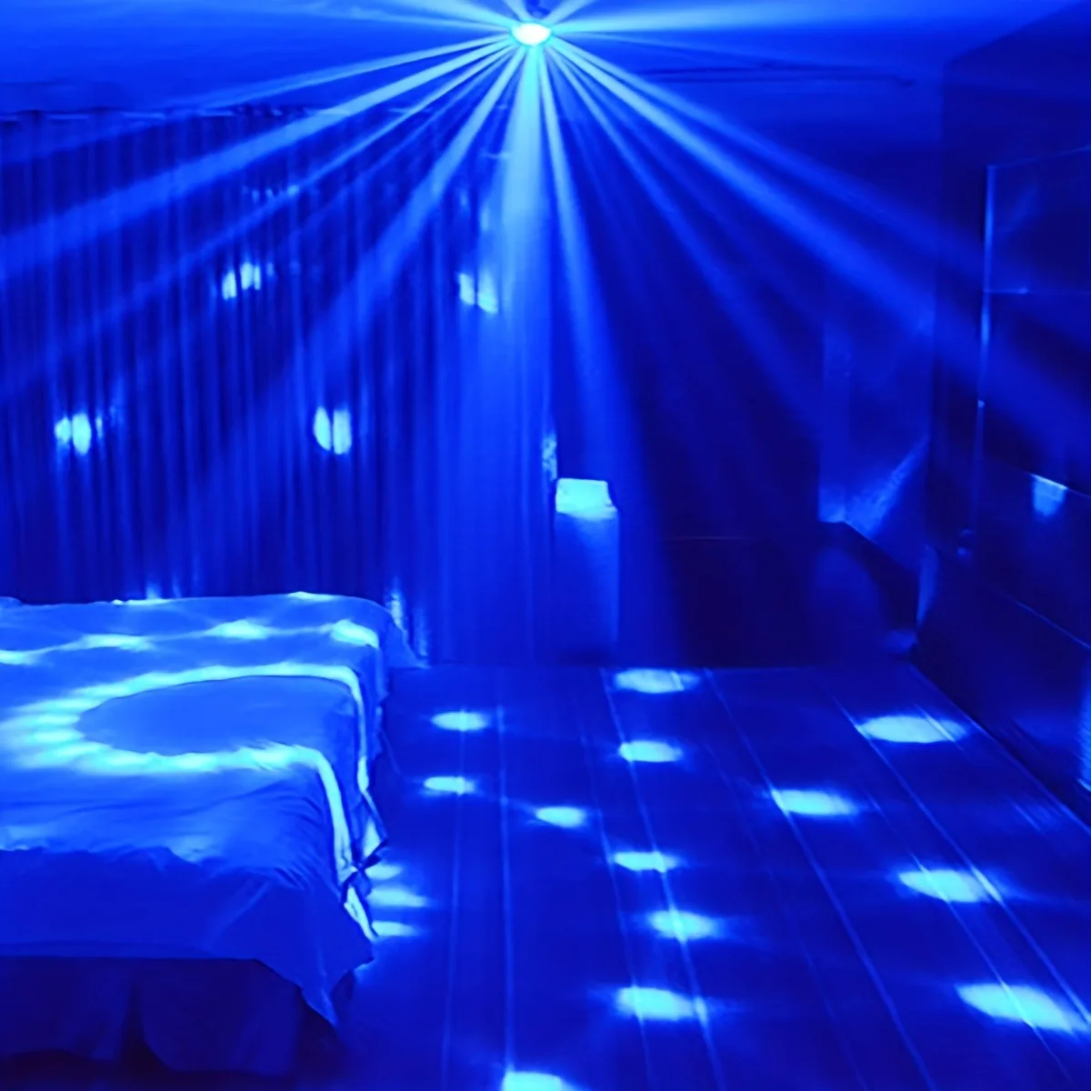 Sound Activated Rotating Disco Ball Light RGB LED Party Stage Lamp for Home - Image 7