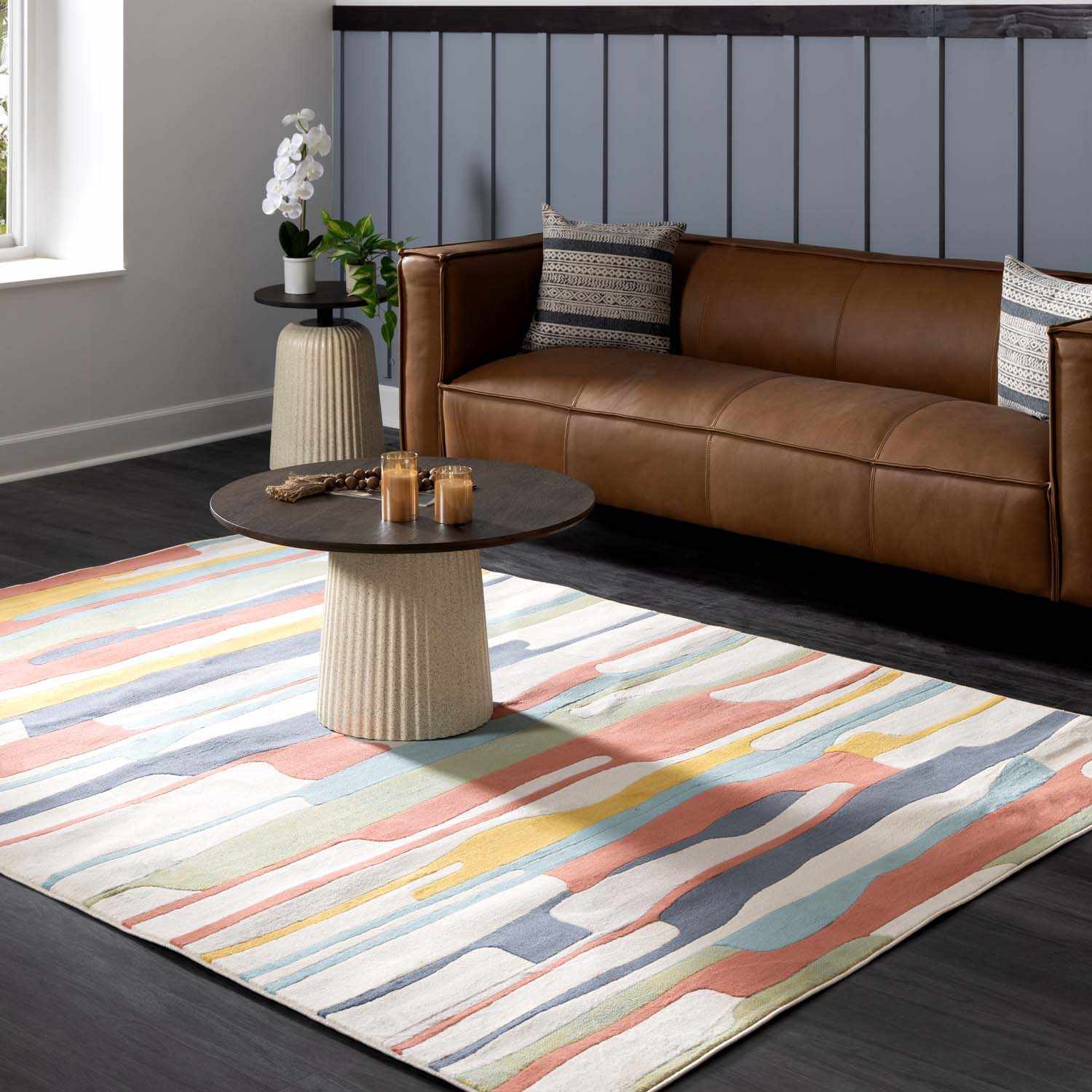 Southfields Colorful Modern Area Carpet - Image 10