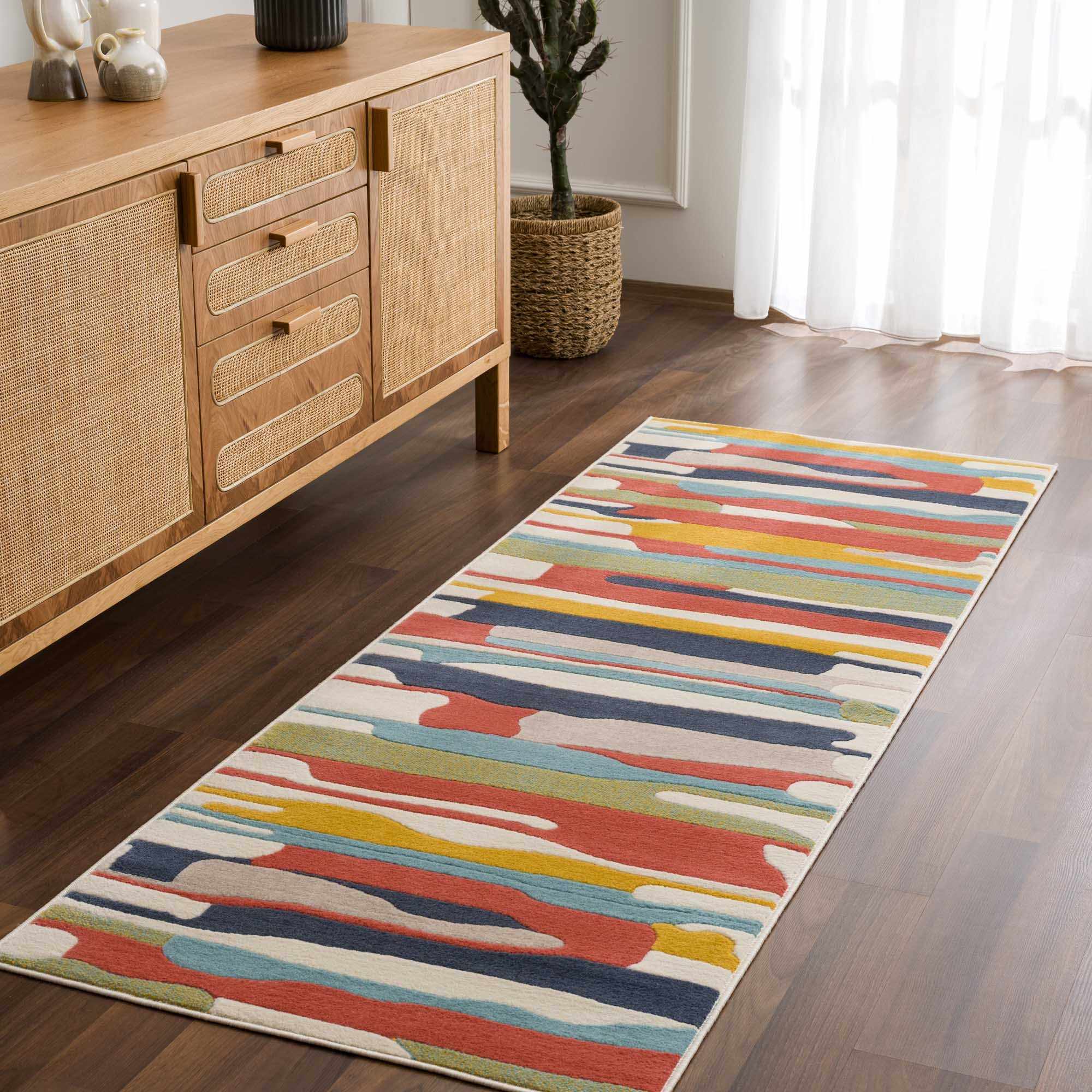 Southfields Colorful Modern Area Carpet - Image 11