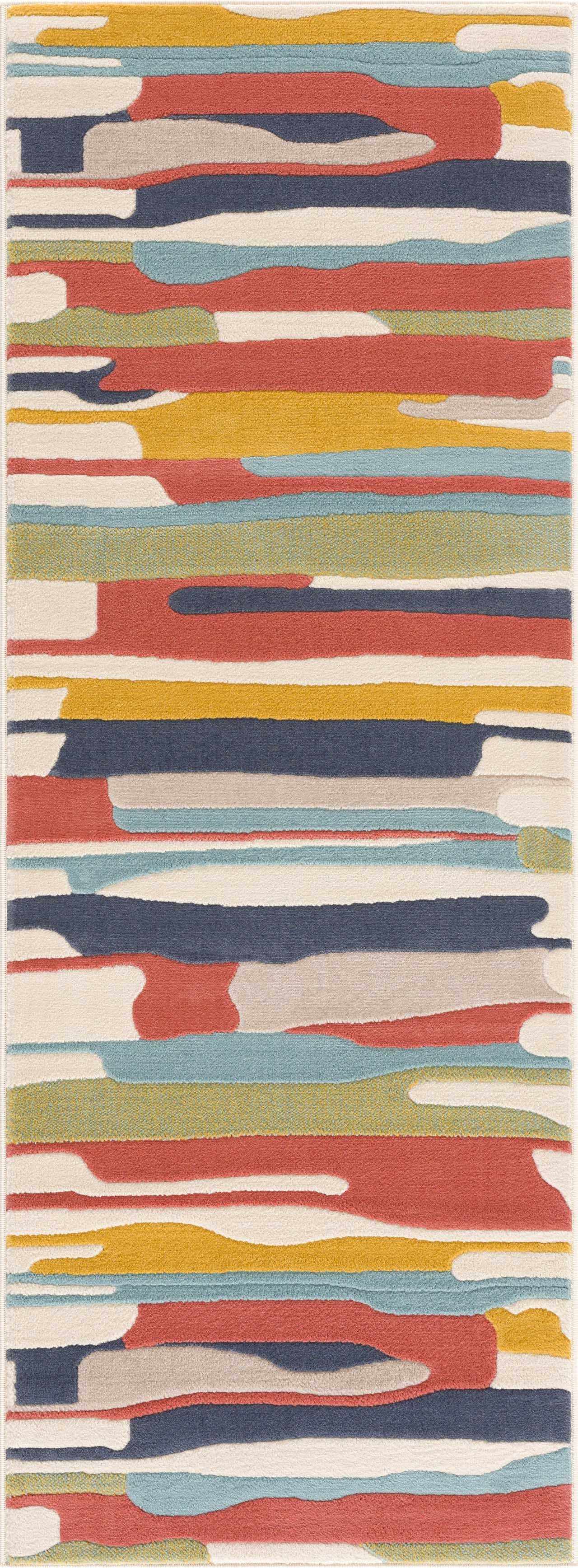 Southfields Colorful Modern Area Carpet - Image 12