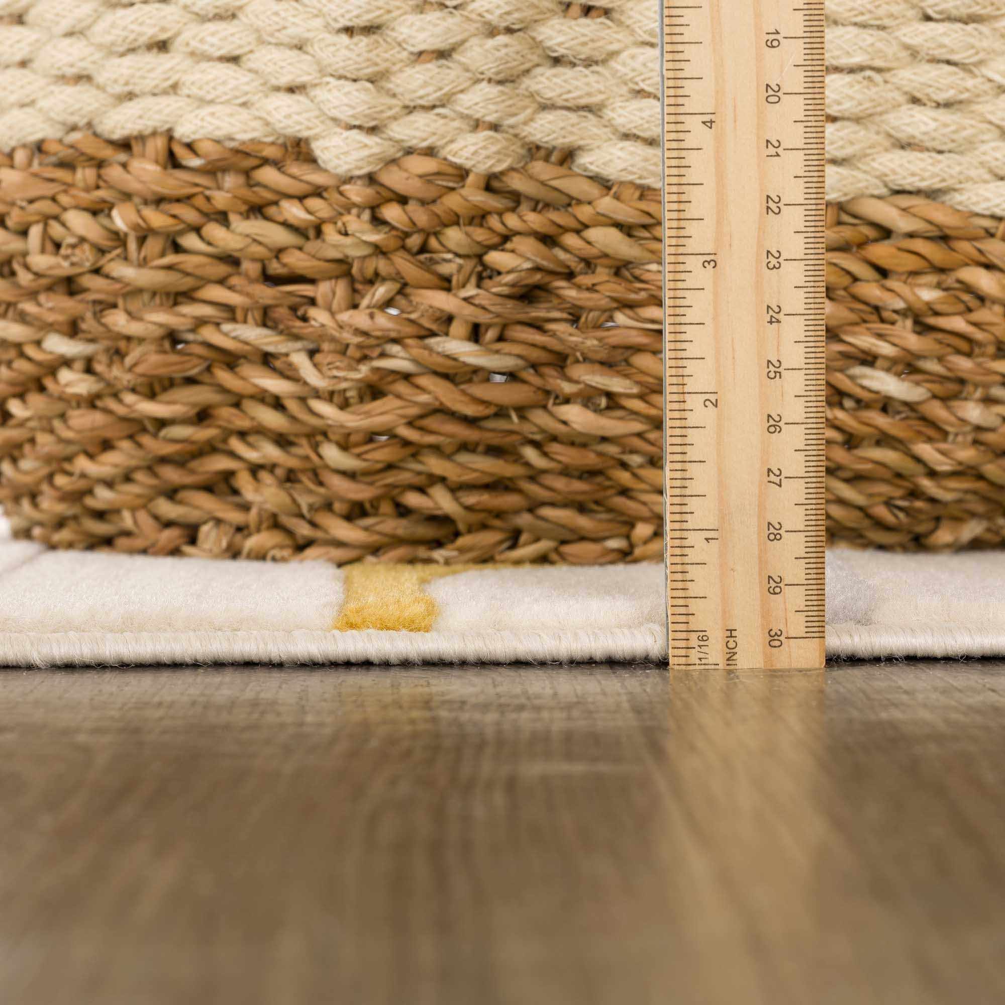 Southfields Mustard Modern Rug - Image 14