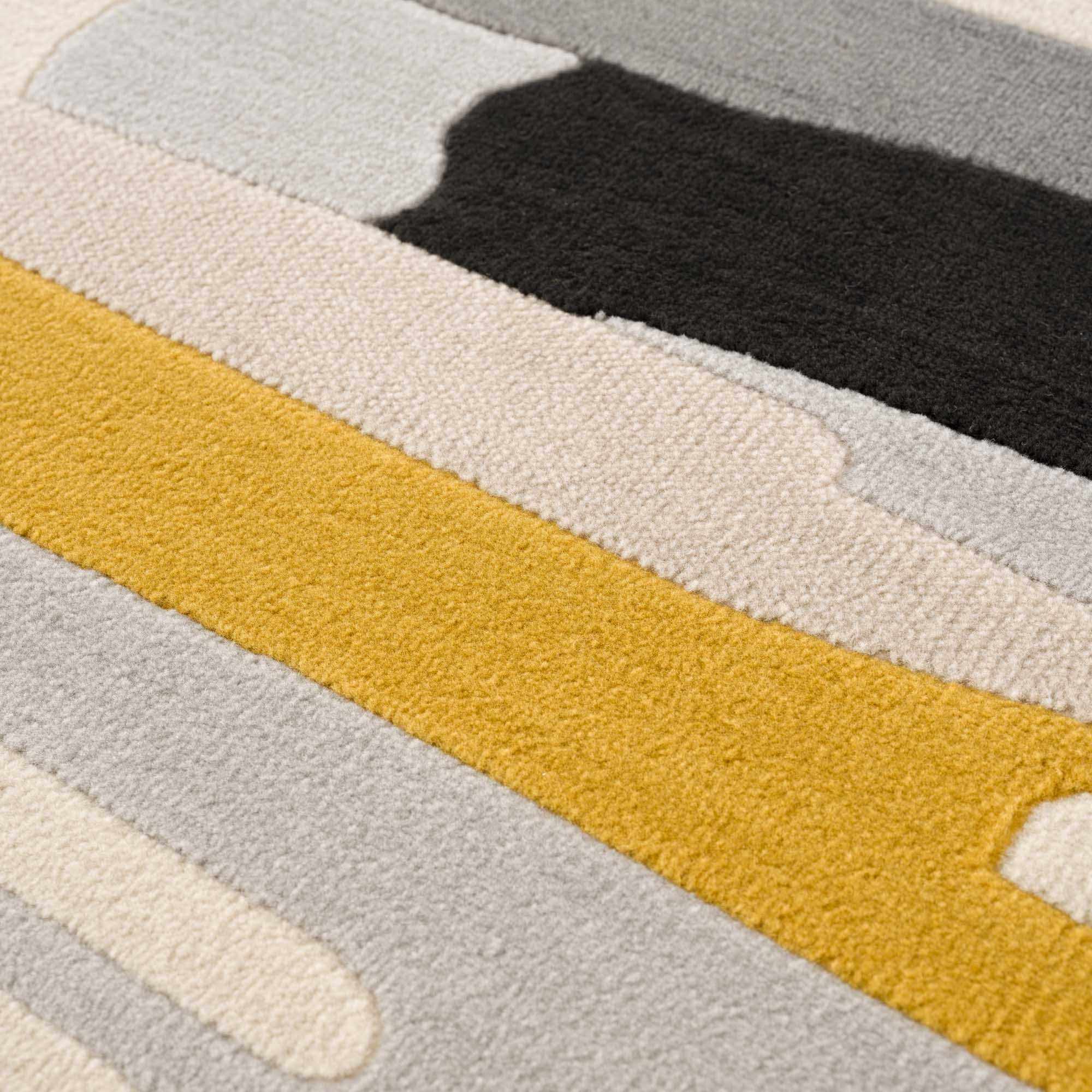 Southfields Mustard Modern Rug - Image 16