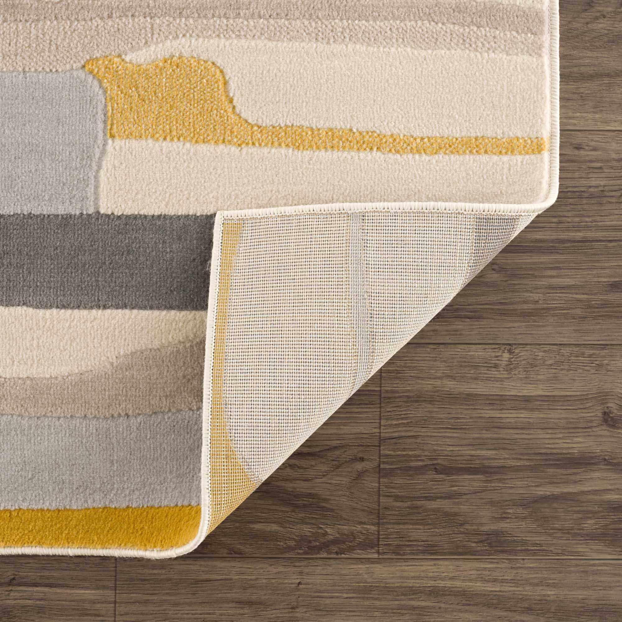 Southfields Mustard Modern Rug - Image 5