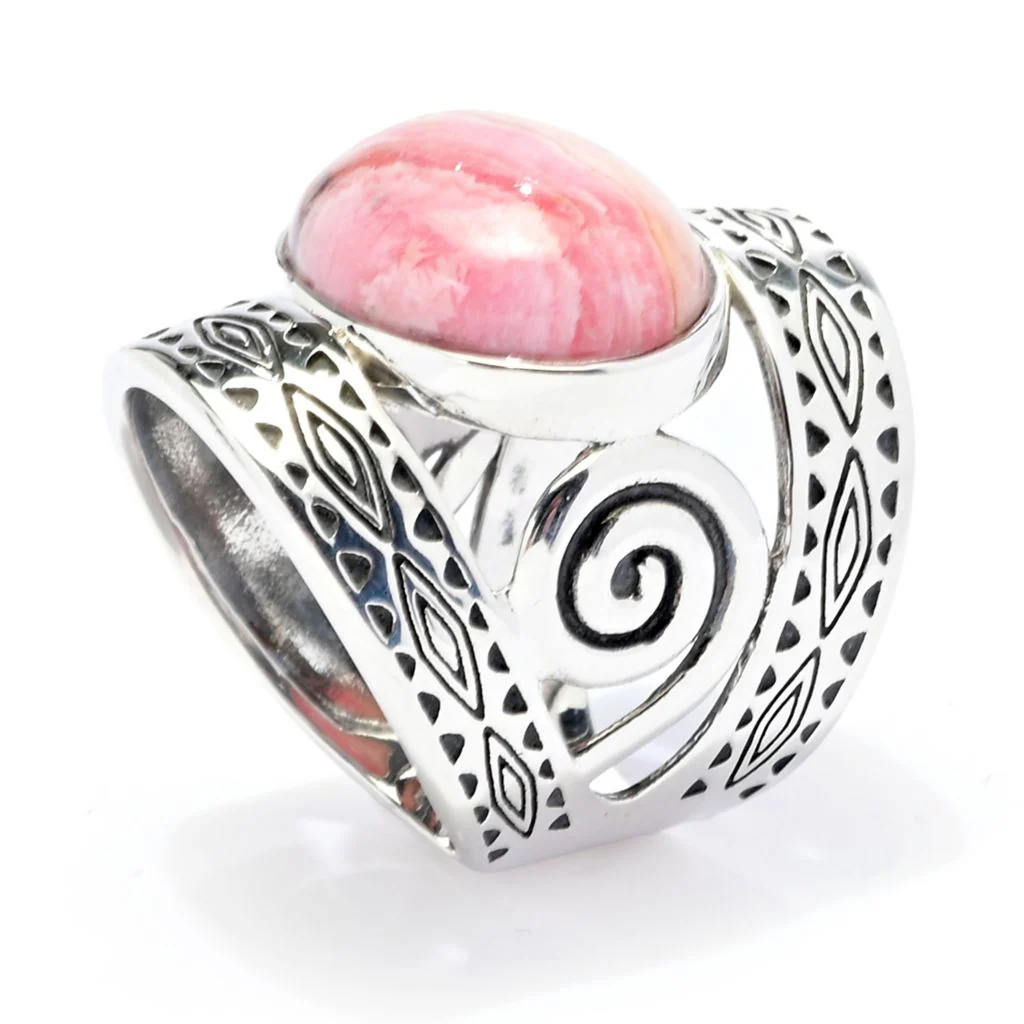Southwest Elements Rhodochrosite East-West Ring - Image 2