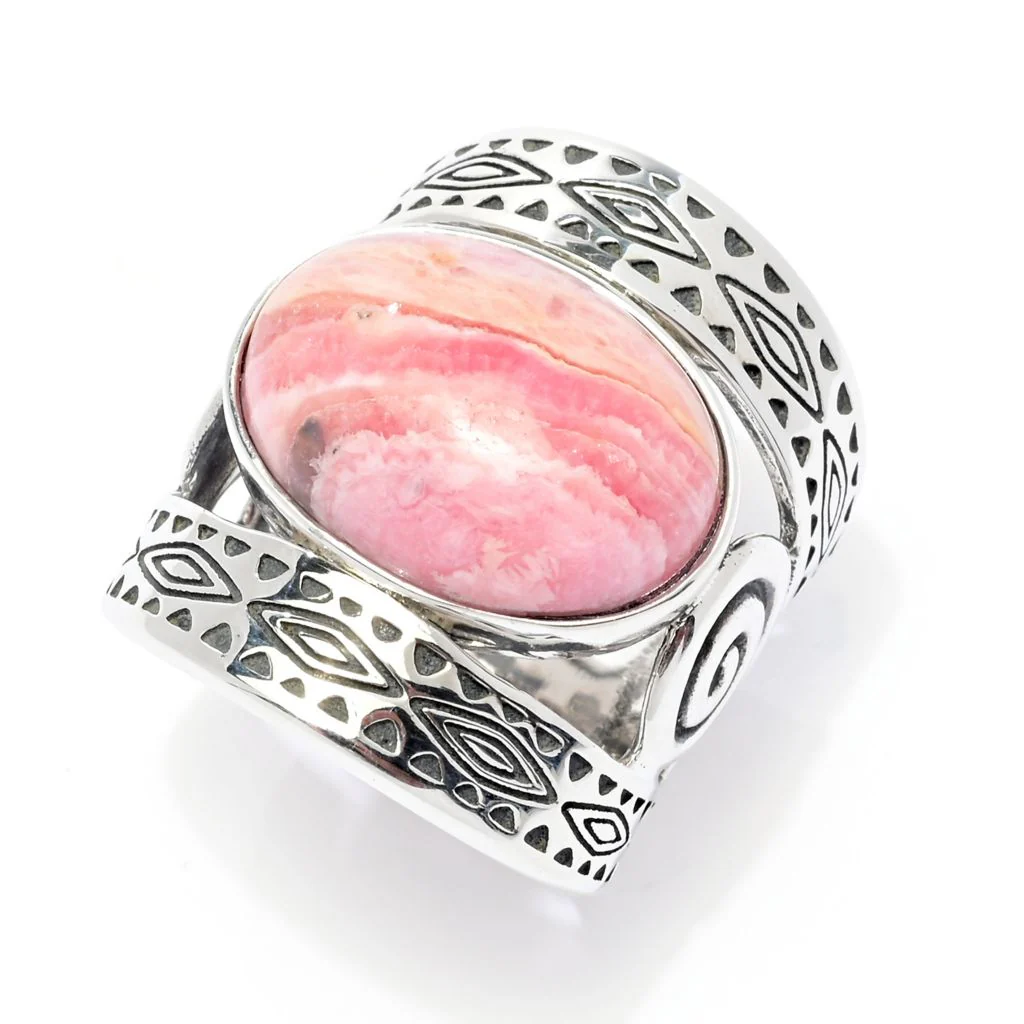 Southwest Elements Rhodochrosite East-West Ring - Image 4