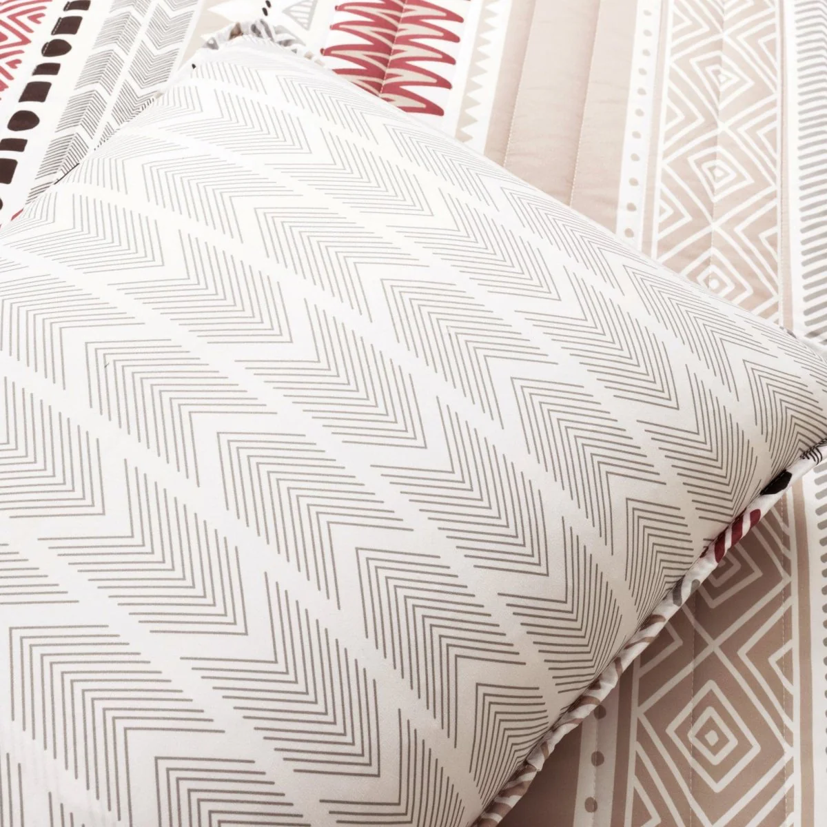 Southwest Stripe Reversible 3 Piece Quilt Set - Image 7