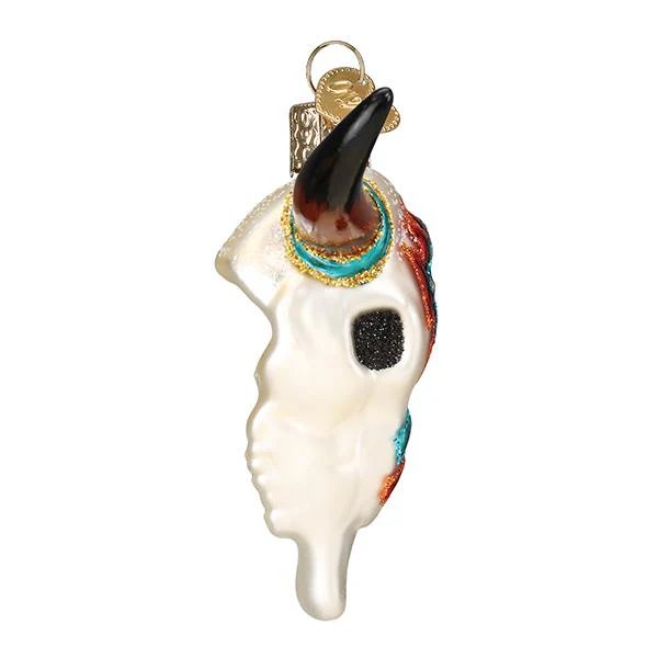 Southwestern Steer Skull Ornament - Image 5