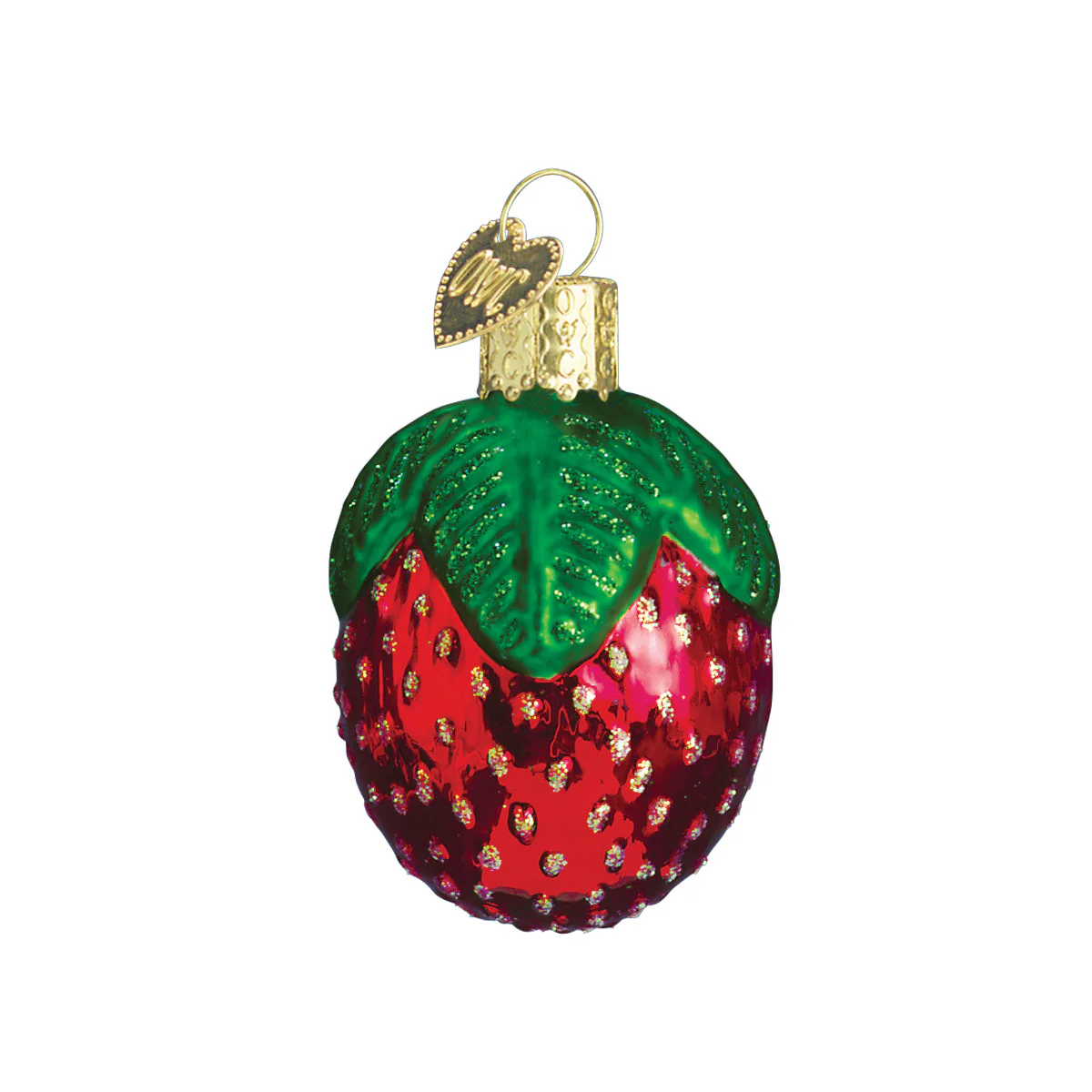 Sparkling Strawberry Ornament - Image 2