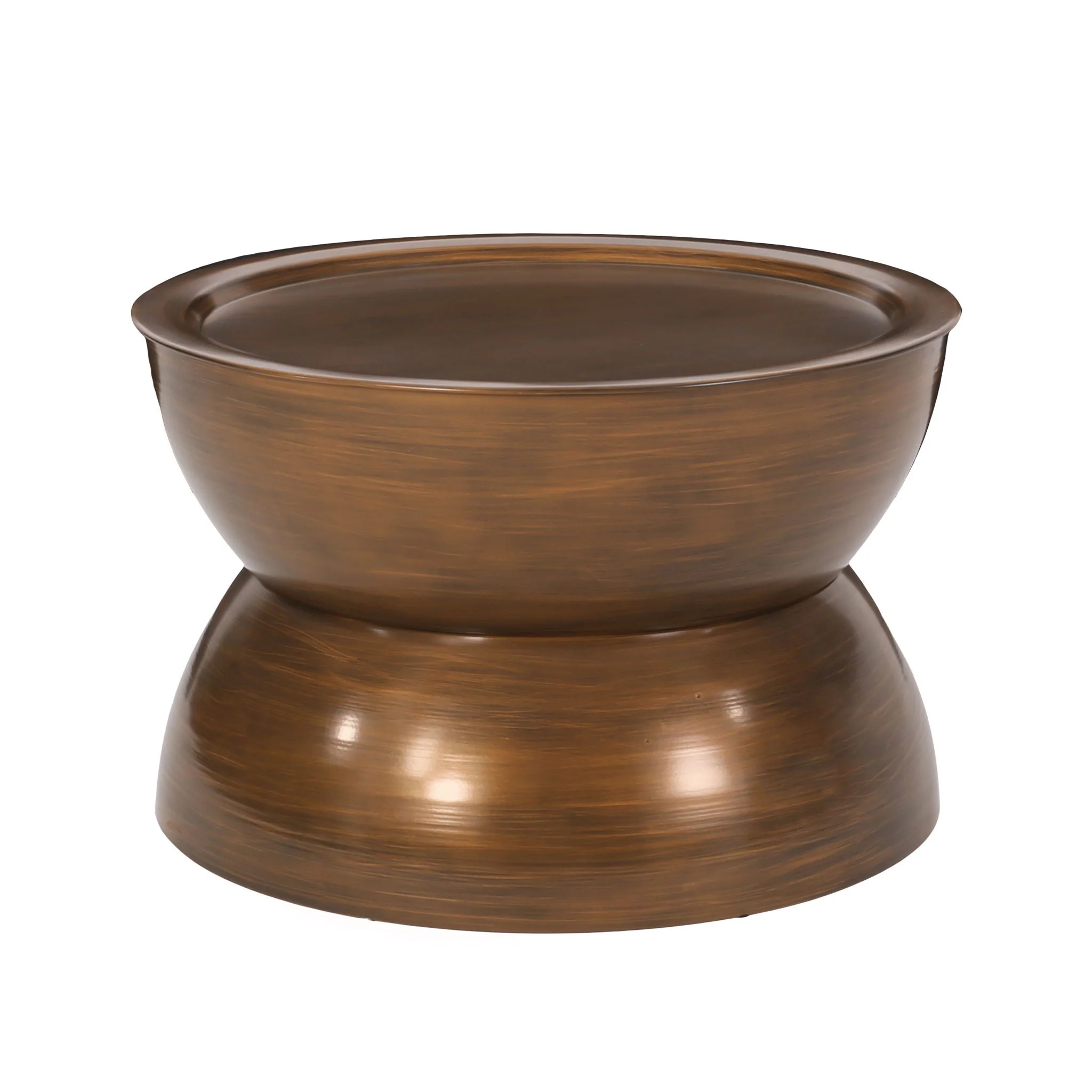 Sparling - Modern Iron Hourglass Coffee Table - Image 3