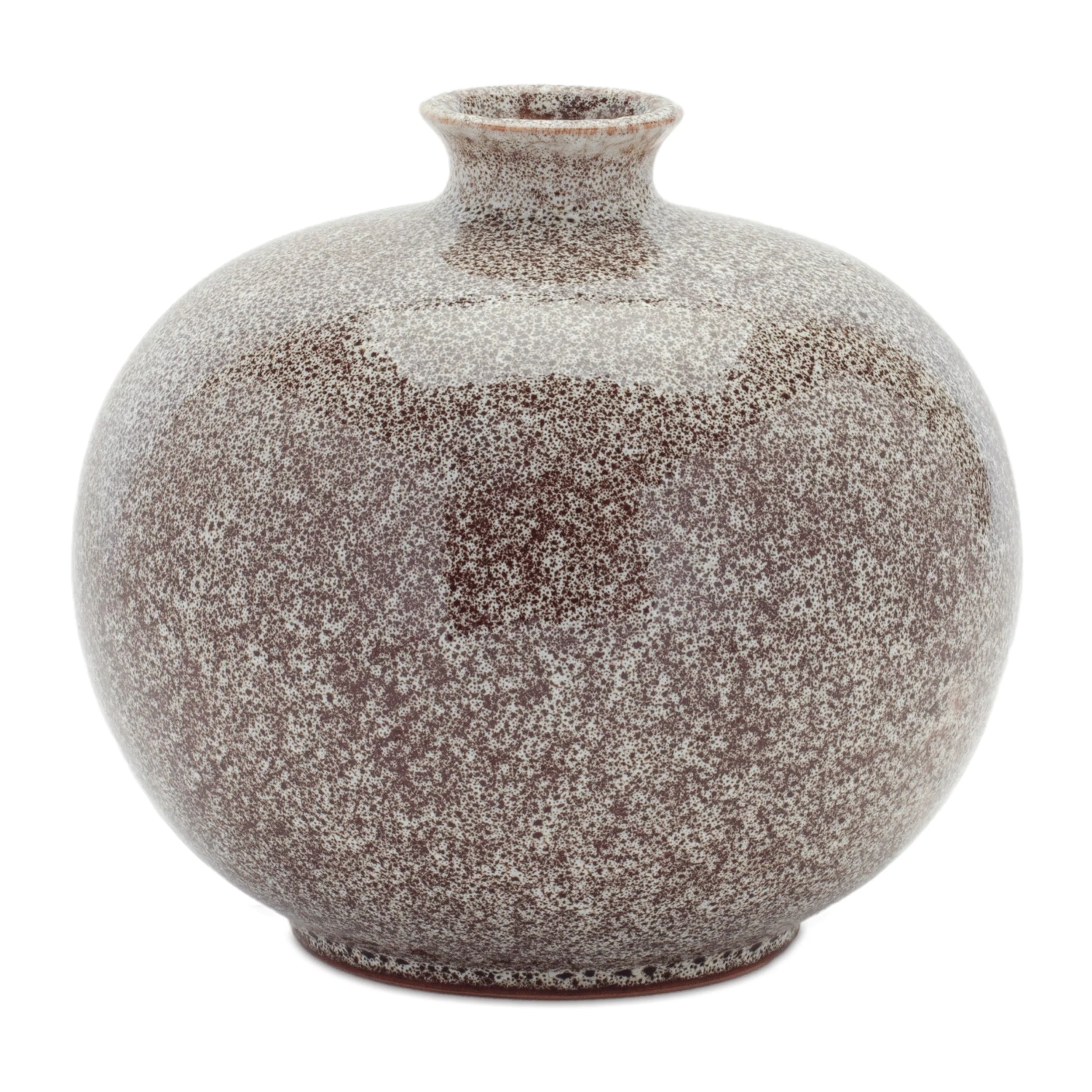 Speckled ceramic bottle vase (set of 2) - Image 2