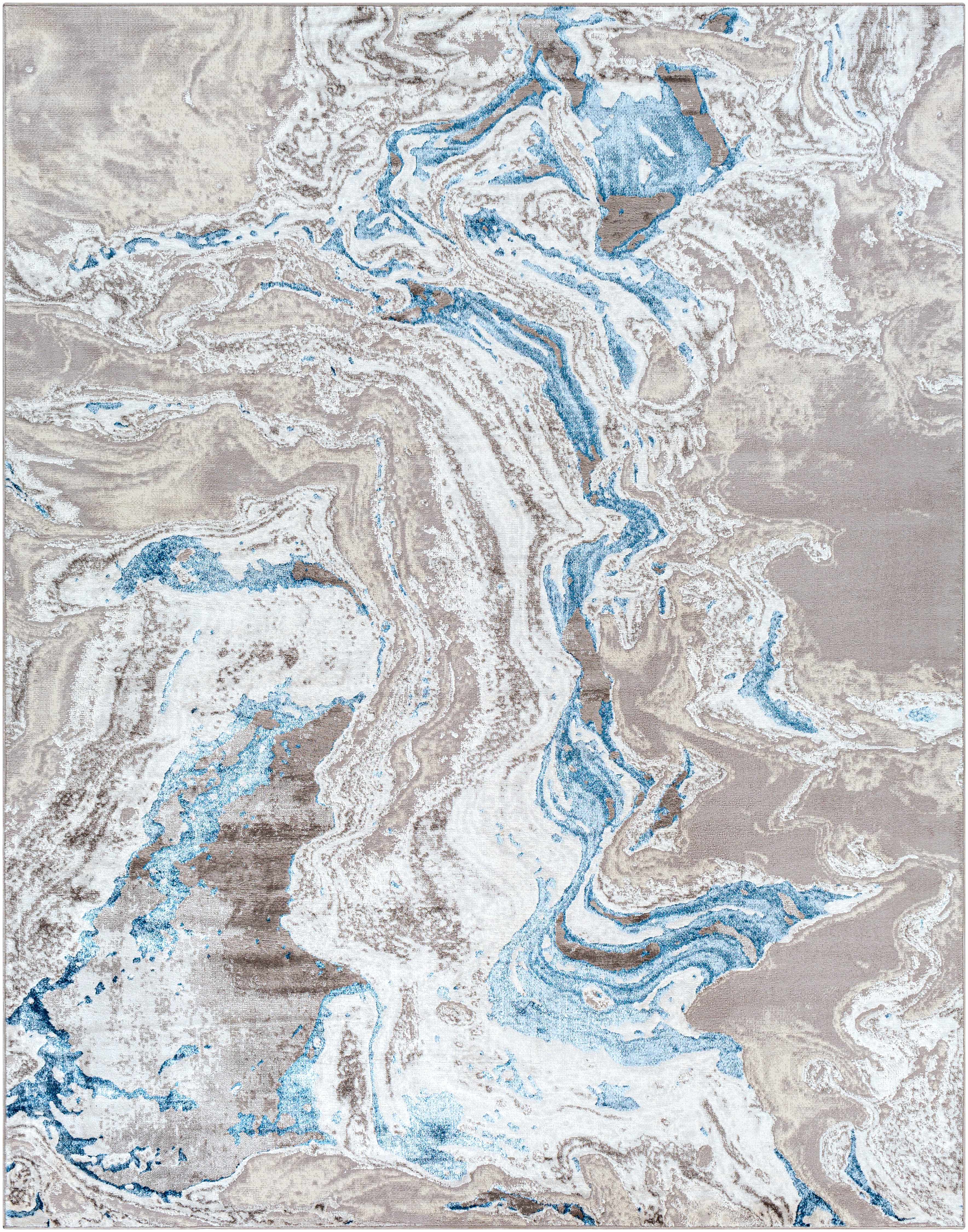 Speldhurst Blue Marble Rug - Image 5
