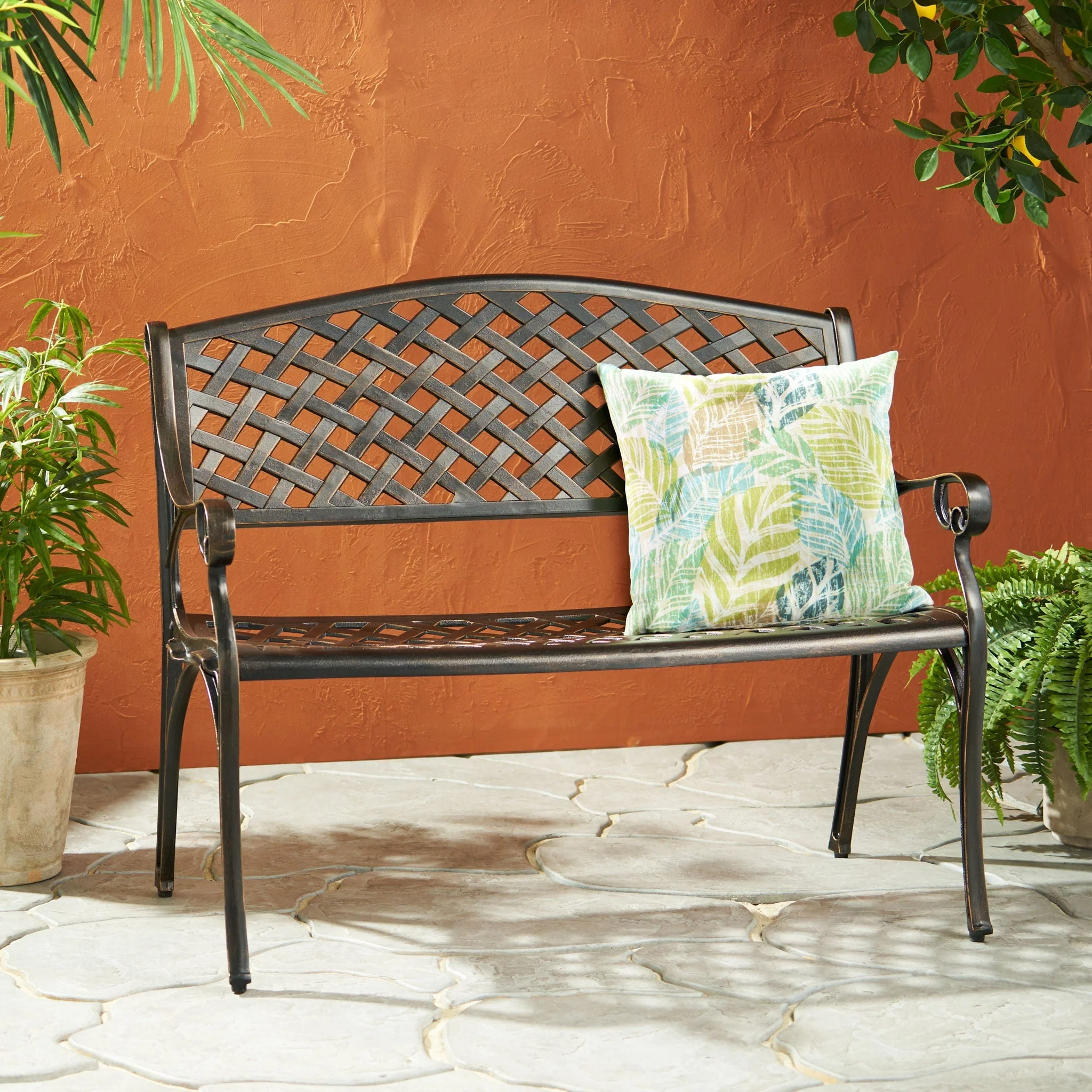 Spencer - Cast Bench - Copper - Image 4