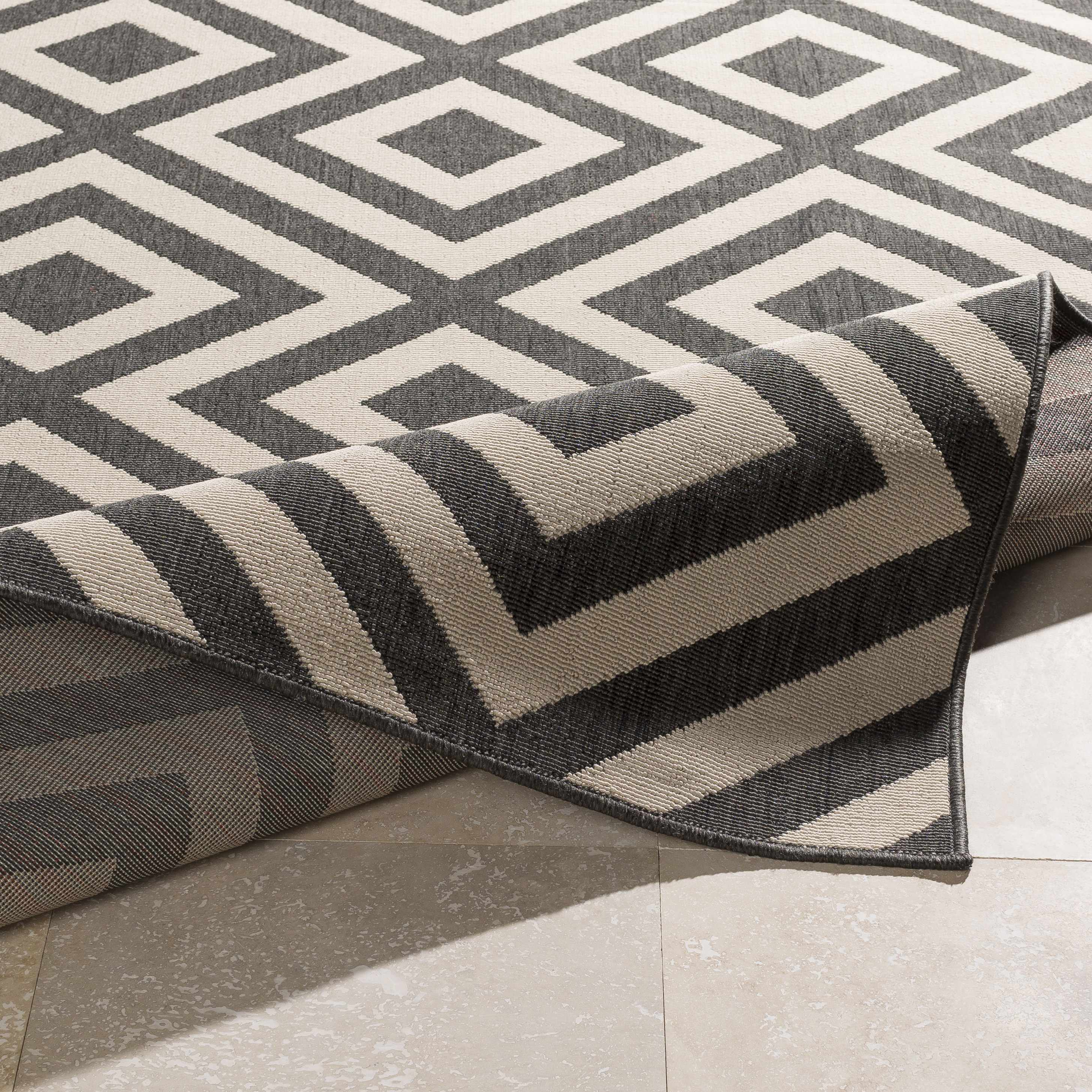Spilsby Geometric Outdoor Rug - Clearance - Image 6