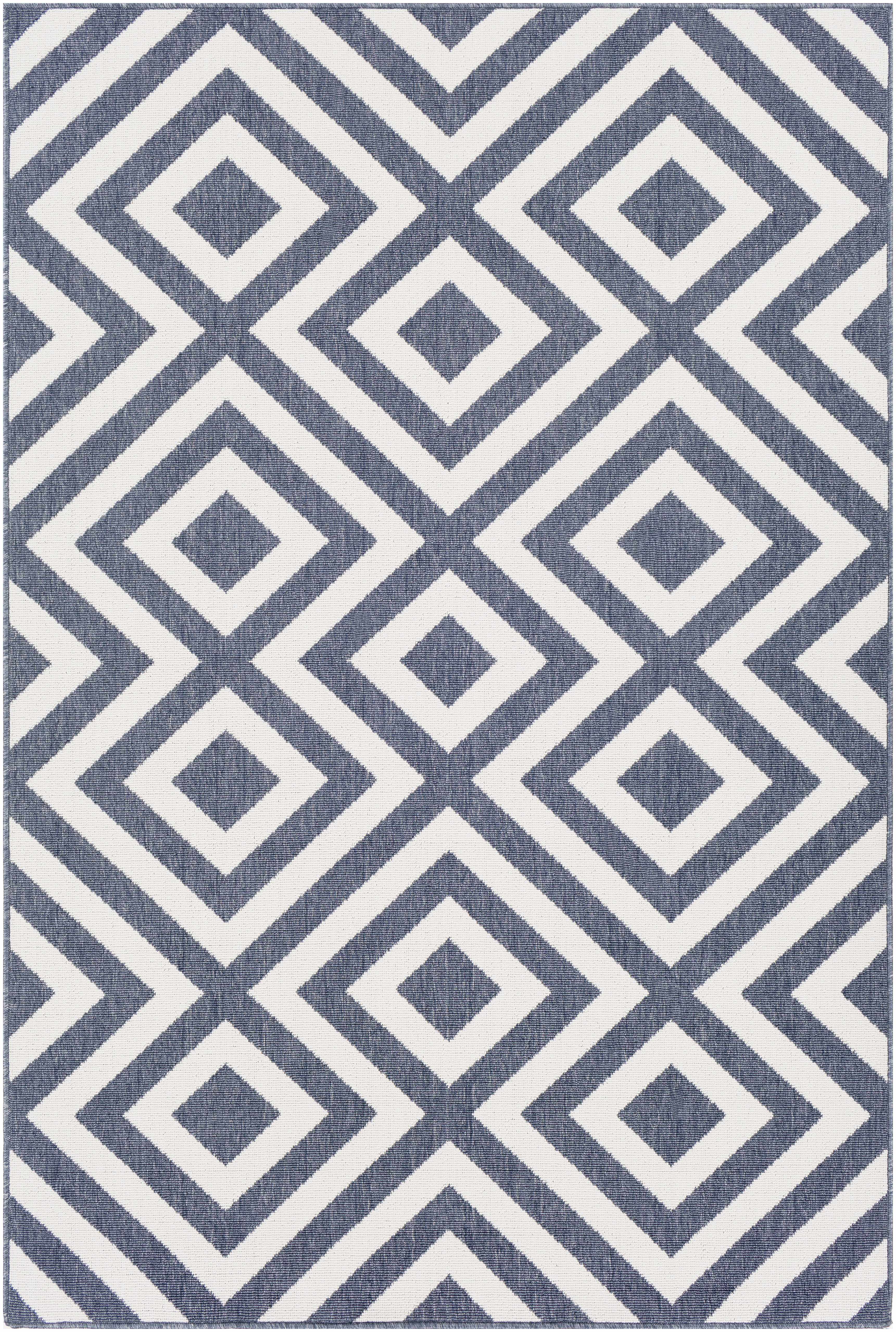 Spilsby Navy Blue Outdoor Rug - Clearance - Image 11