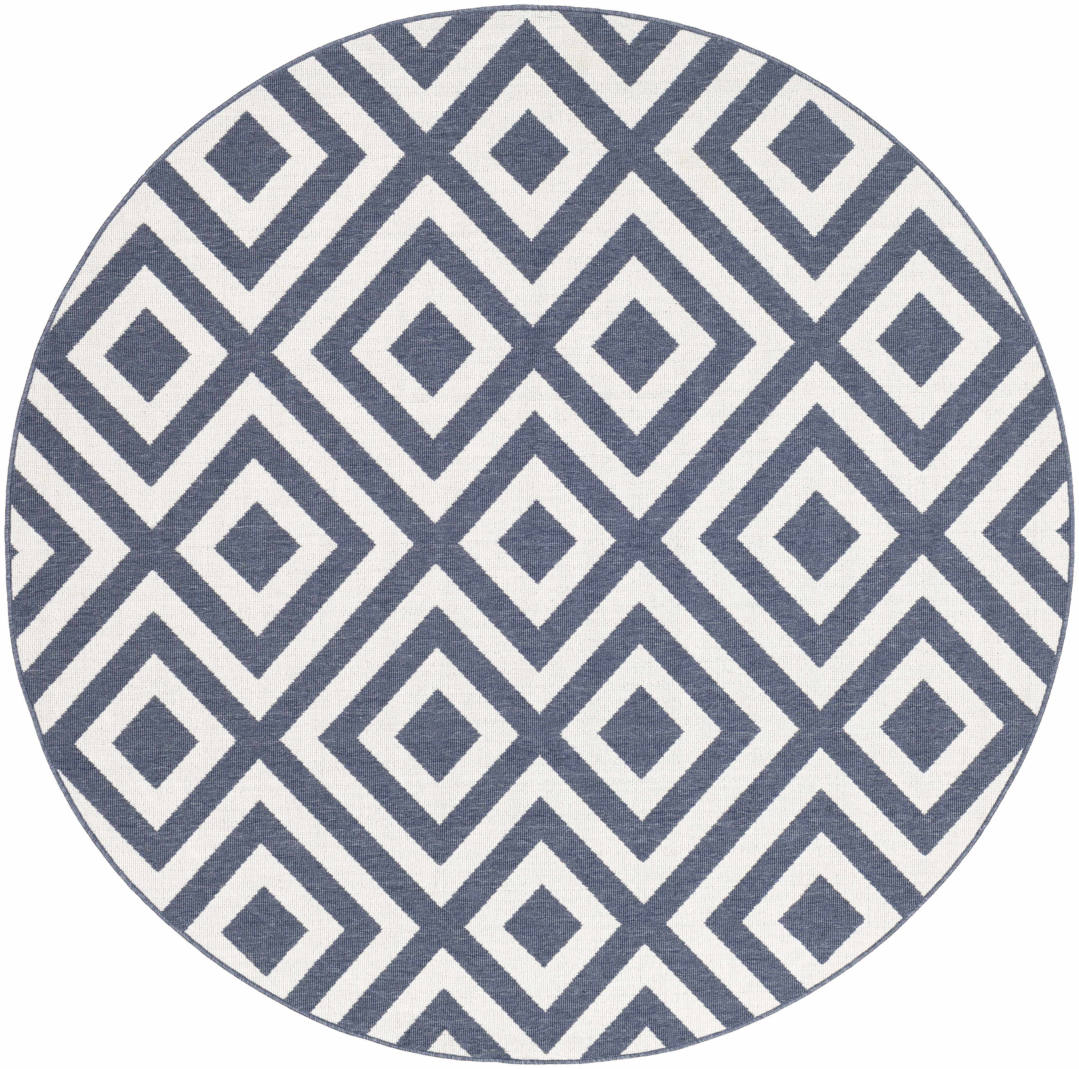 Spilsby Navy Blue Outdoor Rug - Clearance - Image 8