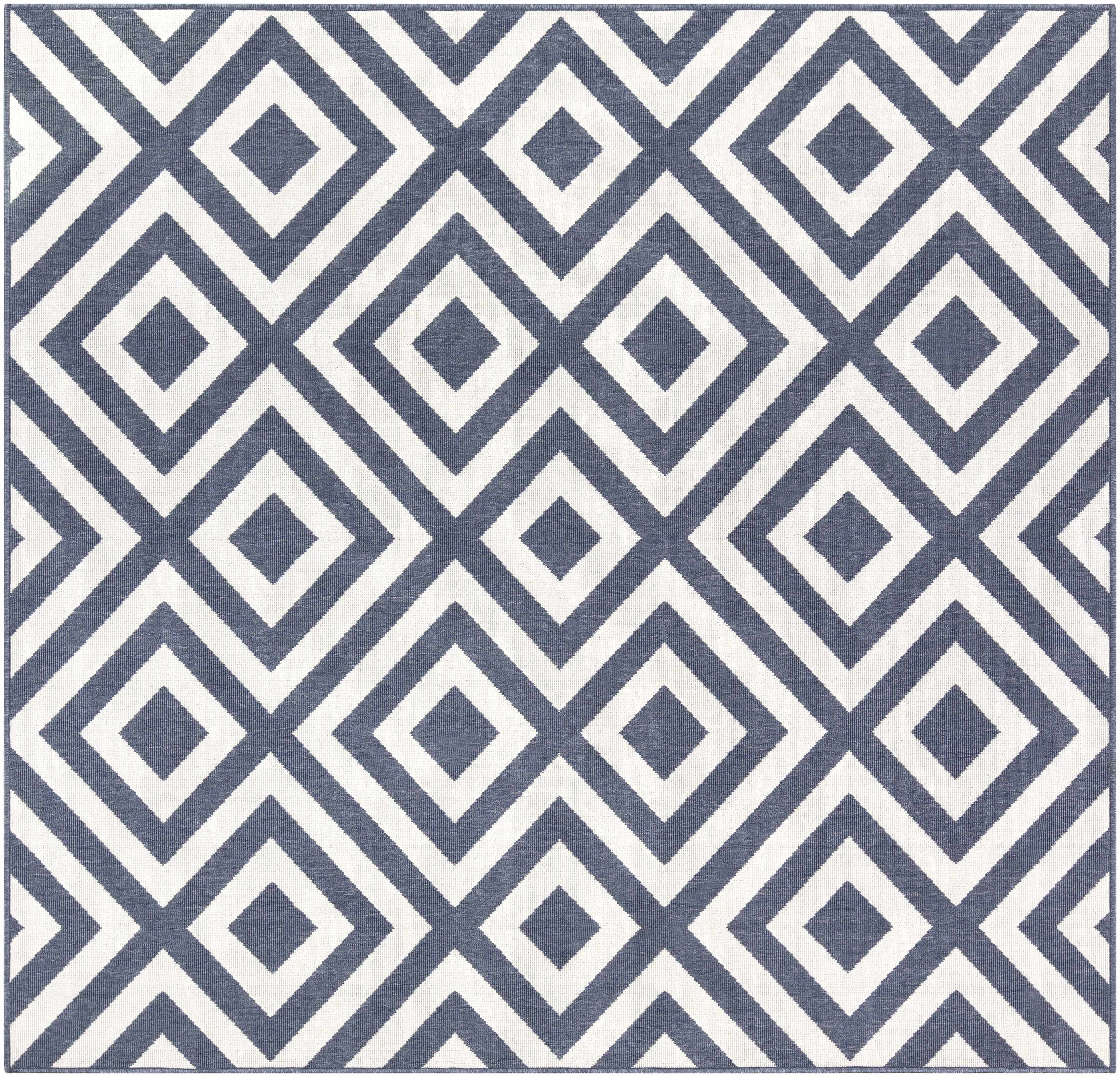 Spilsby Navy Blue Outdoor Rug - Clearance - Image 9