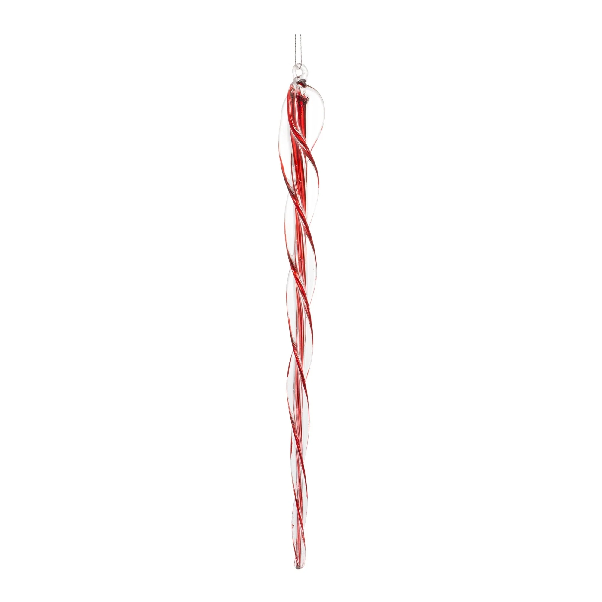 Spiral Glass Icicle Drop Ornament (Set of 6) - Image 3