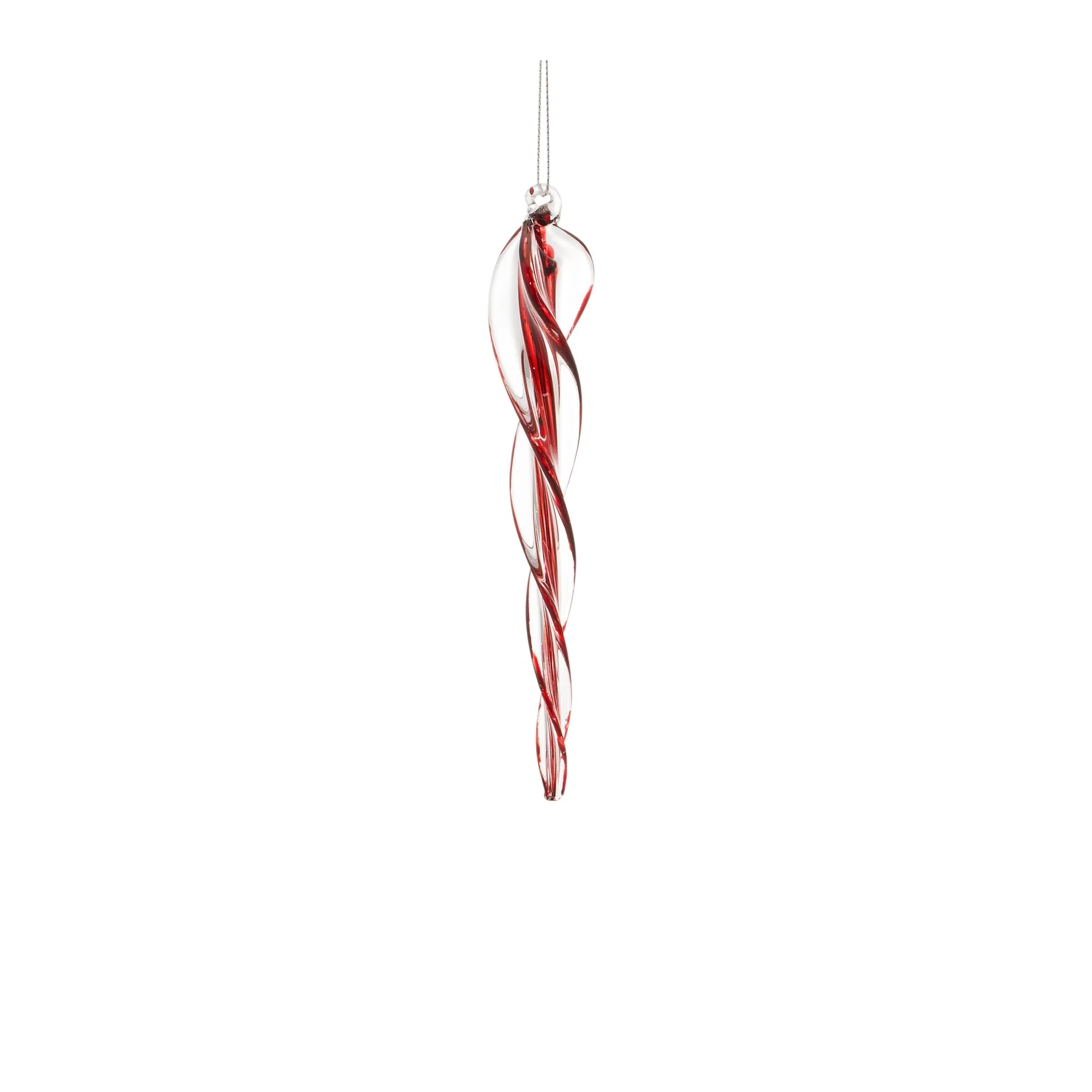 Spiral Glass Icicle Drop Ornament (Set of 6) - Image 5