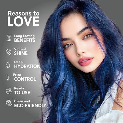 Splat Semi-Permanent Hair Color Naturals Blue 6 fl oz - Image 4