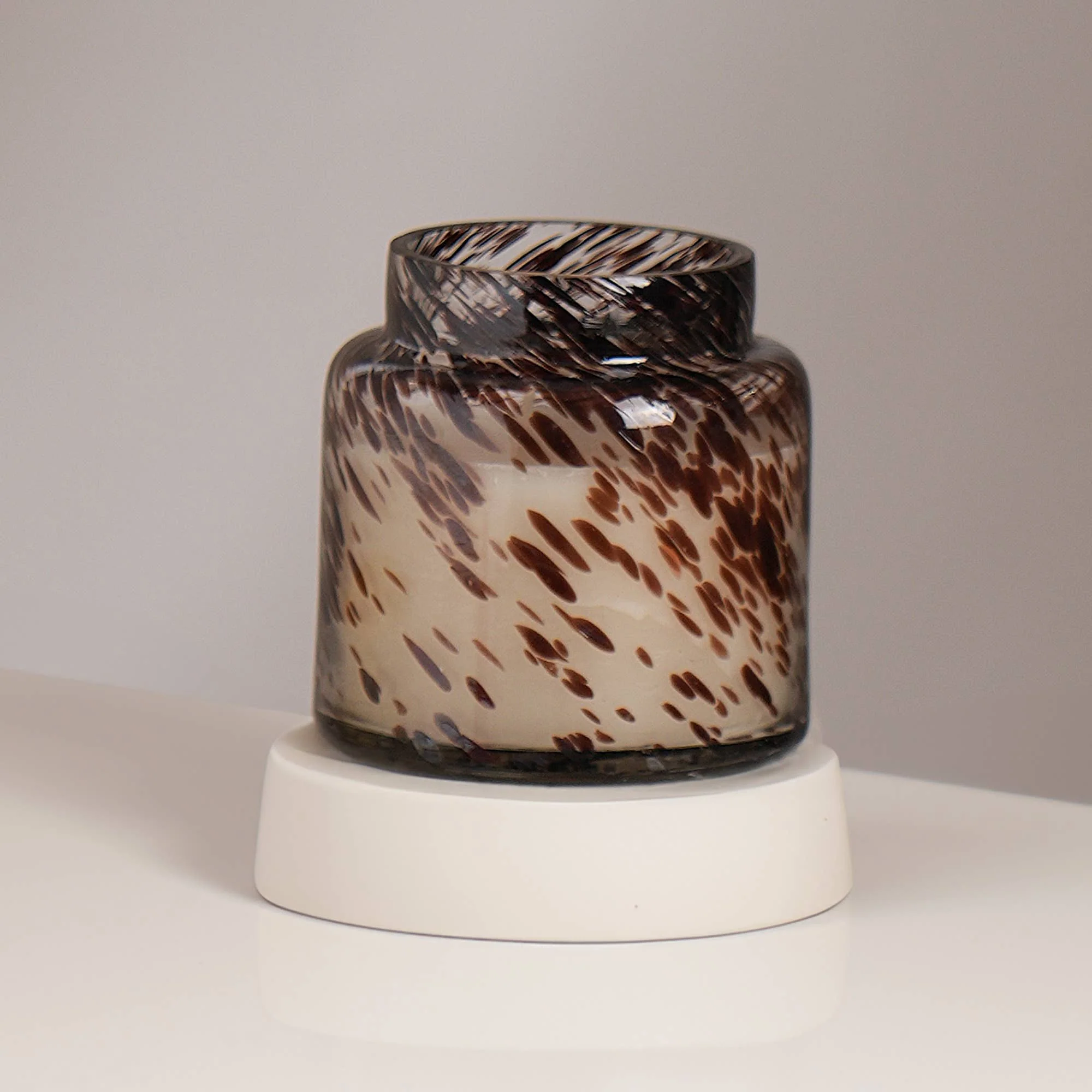 Splatter Pastel Glow Elegant Soy Wax Candle for Home & Office - Image 2