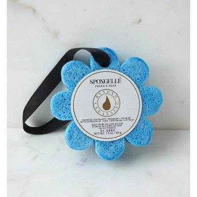 Spongelle Daisy Flower Collection Bath Sponges - Freesia Pear - Image 3