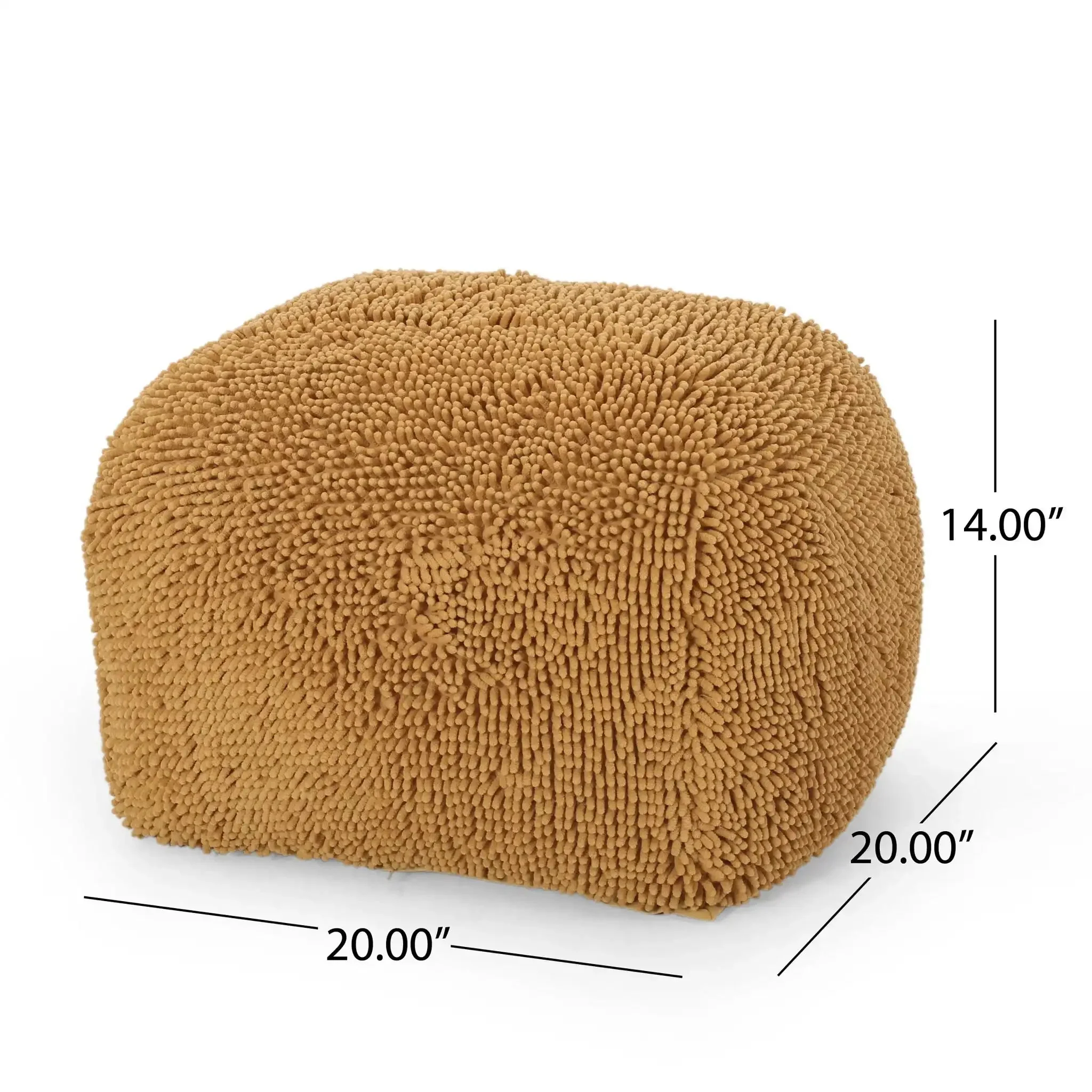 Spongy Microfiber Square Pouf Soft Seating - Image 19