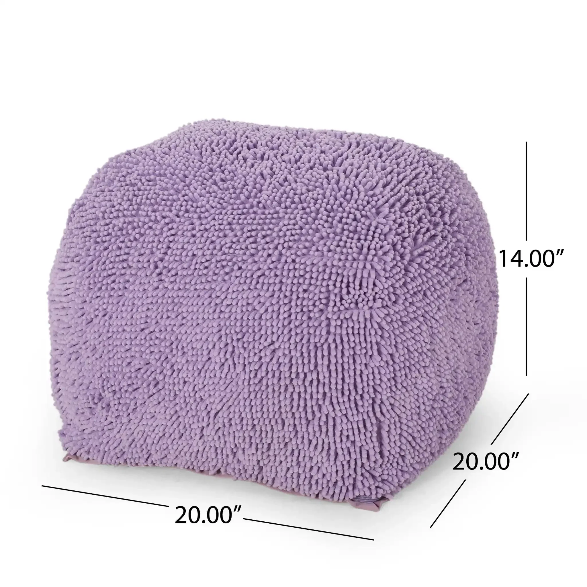 Spongy Microfiber Square Pouf Soft Seating - Image 7
