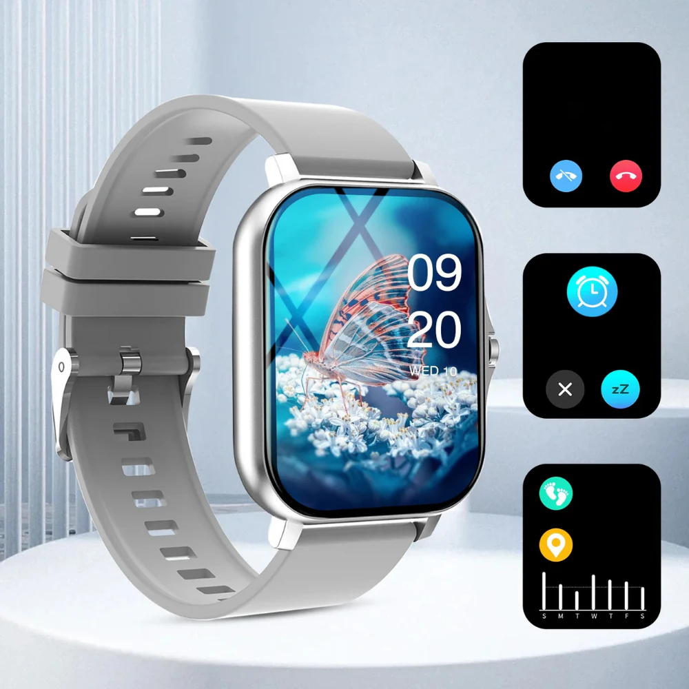Sports Smart Watch Bluetooth Call Fitness Tracker Message Notifications for iOS Android - Image 9