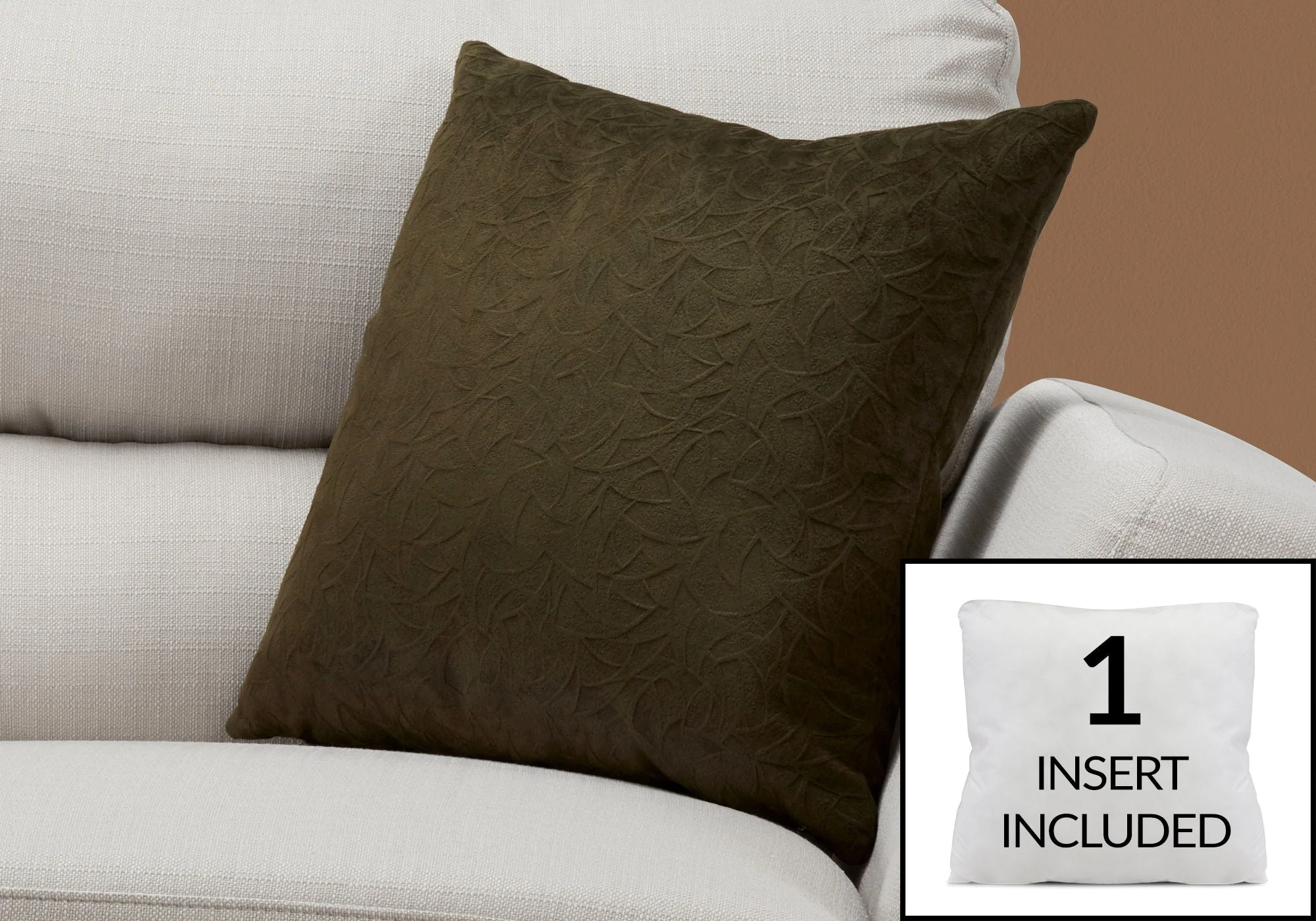 Square Decorative Throw Pillows with Hypoallergenic Insert - Image 42