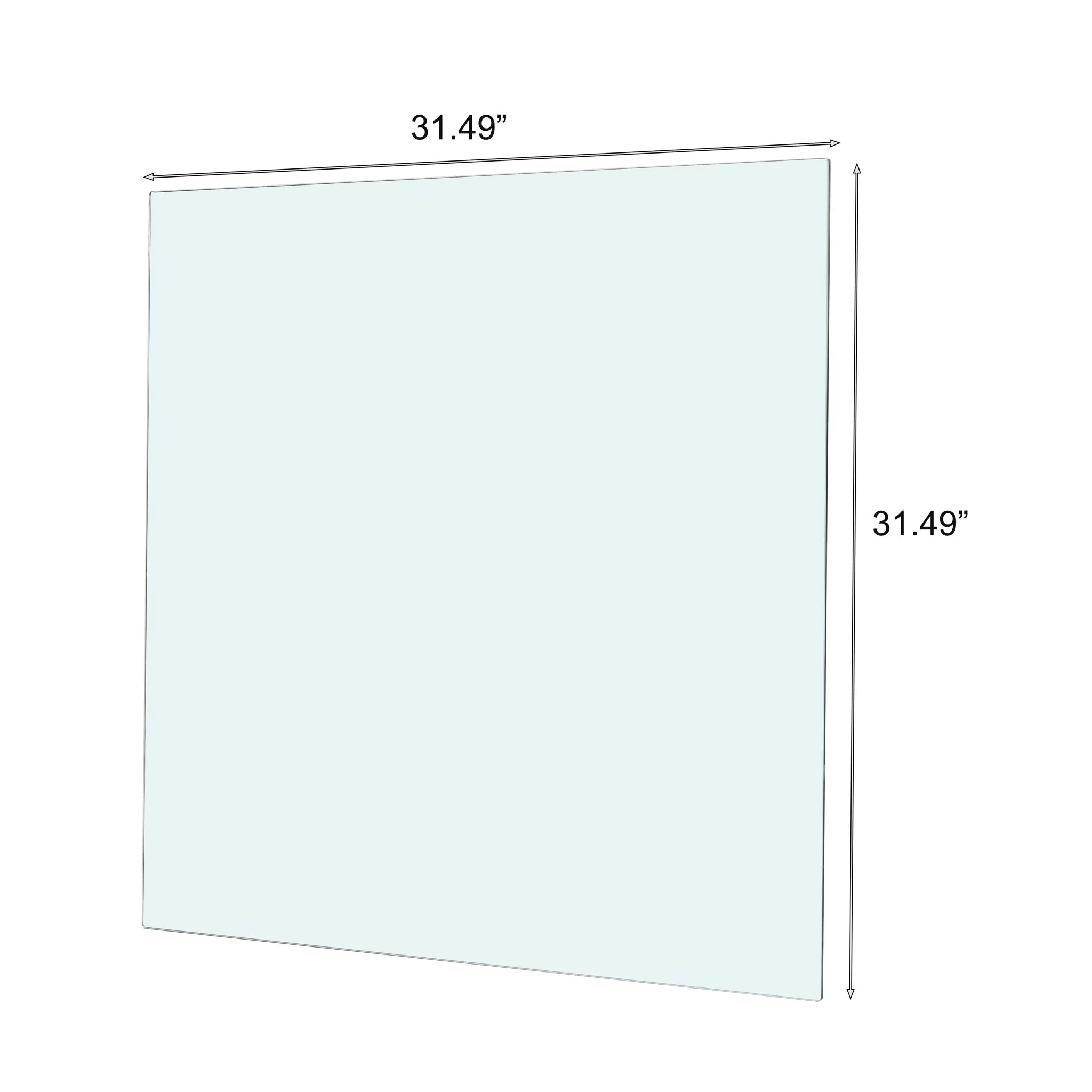 Square Tempered Glass Top - Image 6