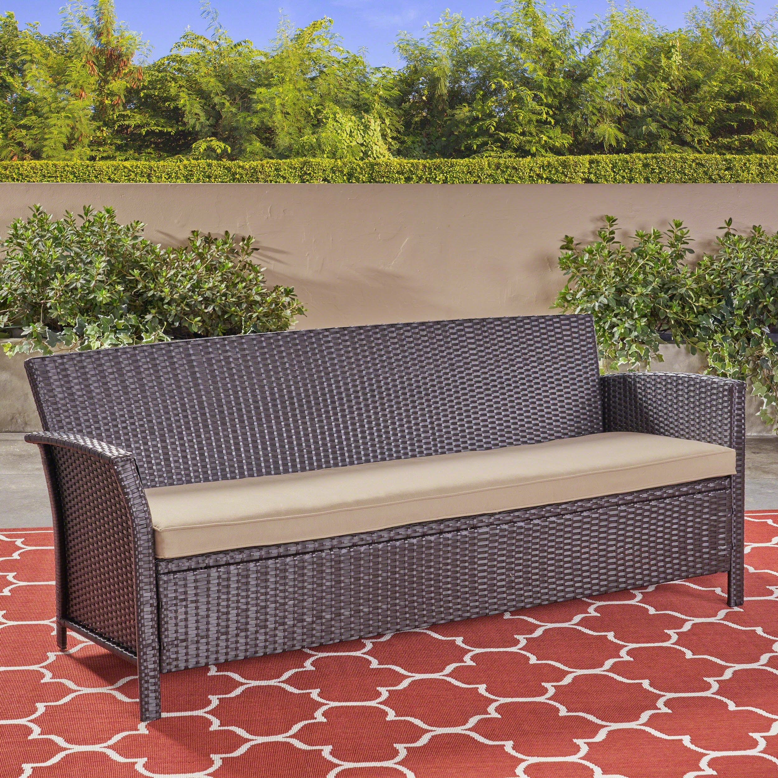 St Lucia 3 Seater Outdoor Sofa - Image 3