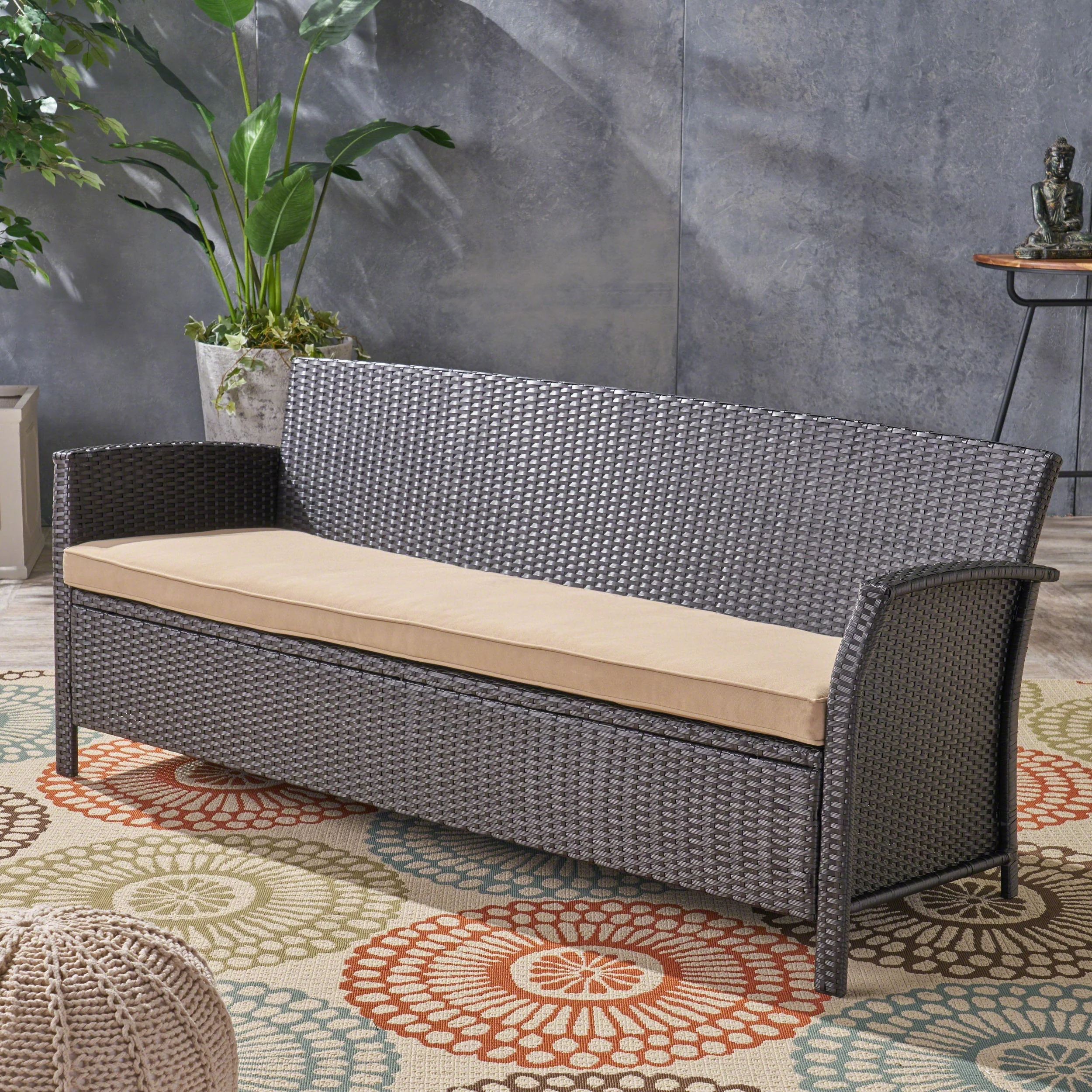 St Lucia 3 Seater Outdoor Sofa - Image 5