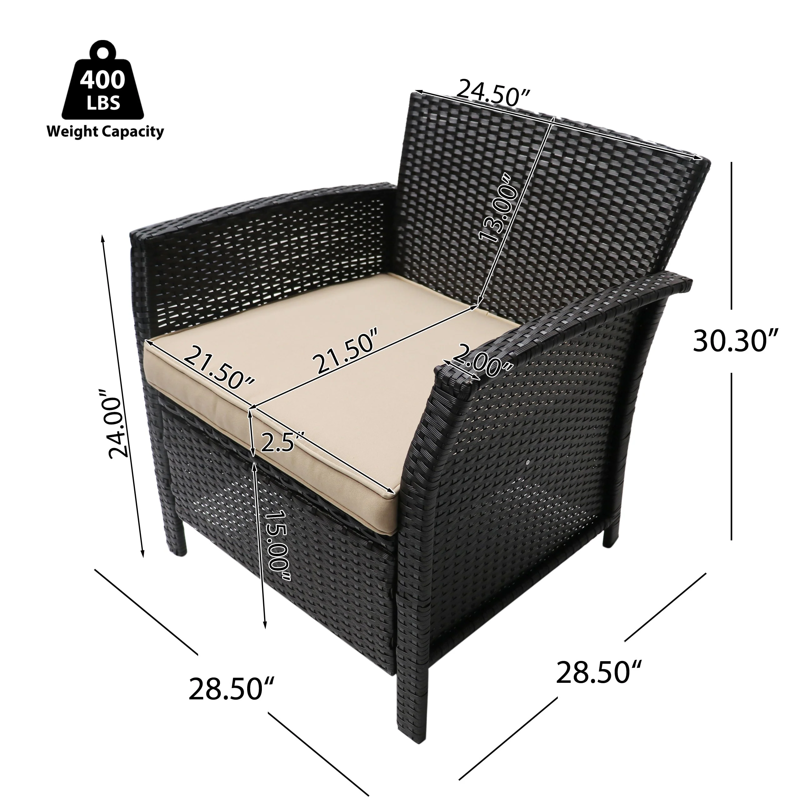 St Lucia 4Pc Sofa Set - Image 4