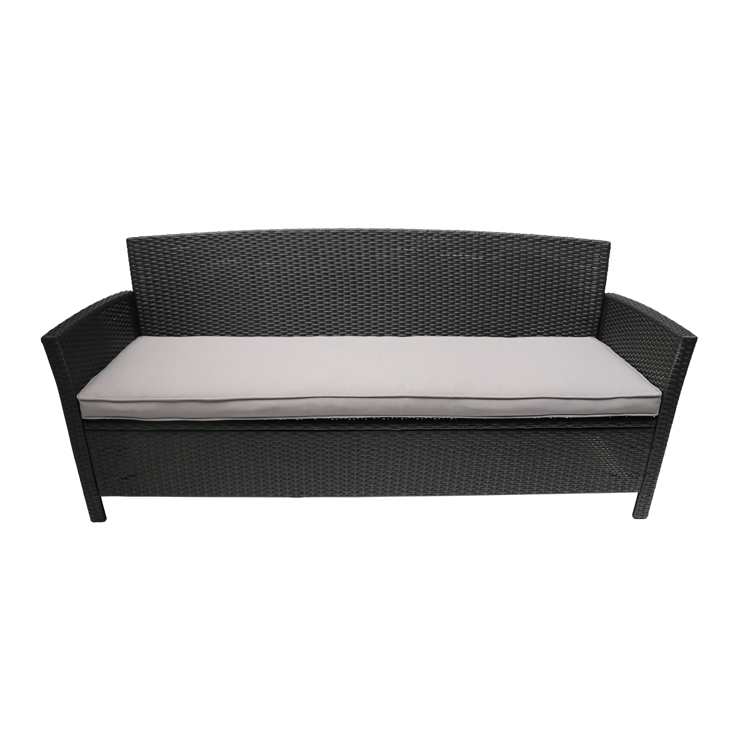 St Lucia Three-Seater Outdoor Woven Sofa - Image 4