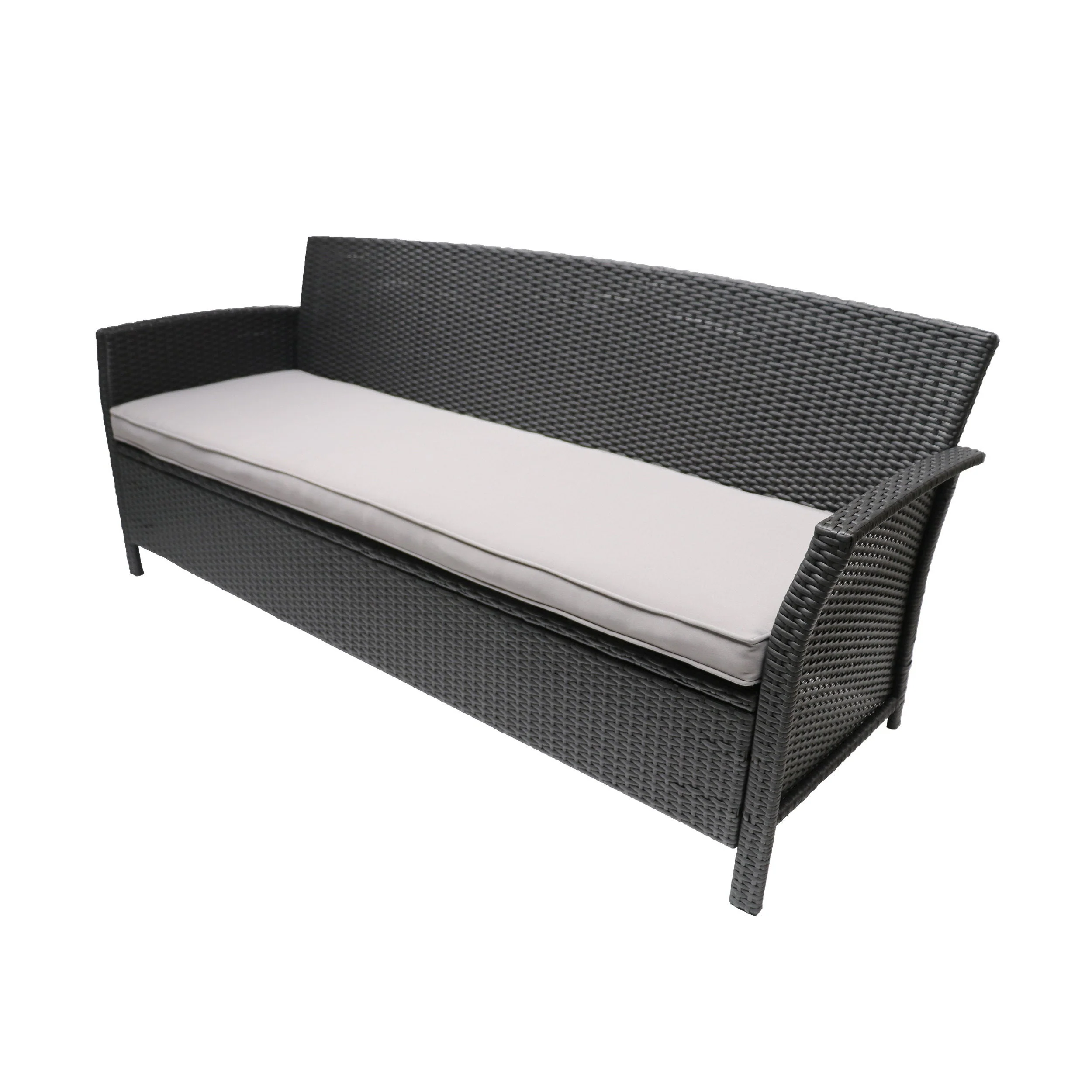 St Lucia Three-Seater Outdoor Woven Sofa - Image 6